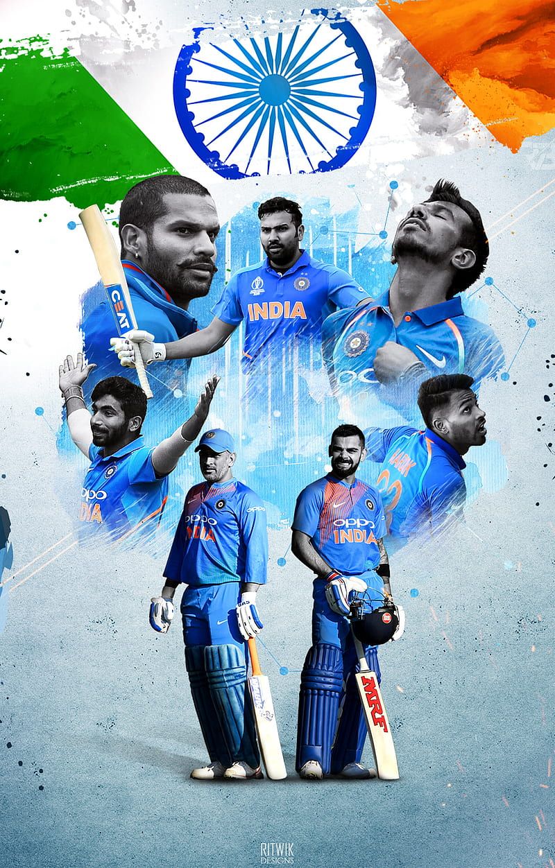 800x1252 HD indian cricket team wallpaper