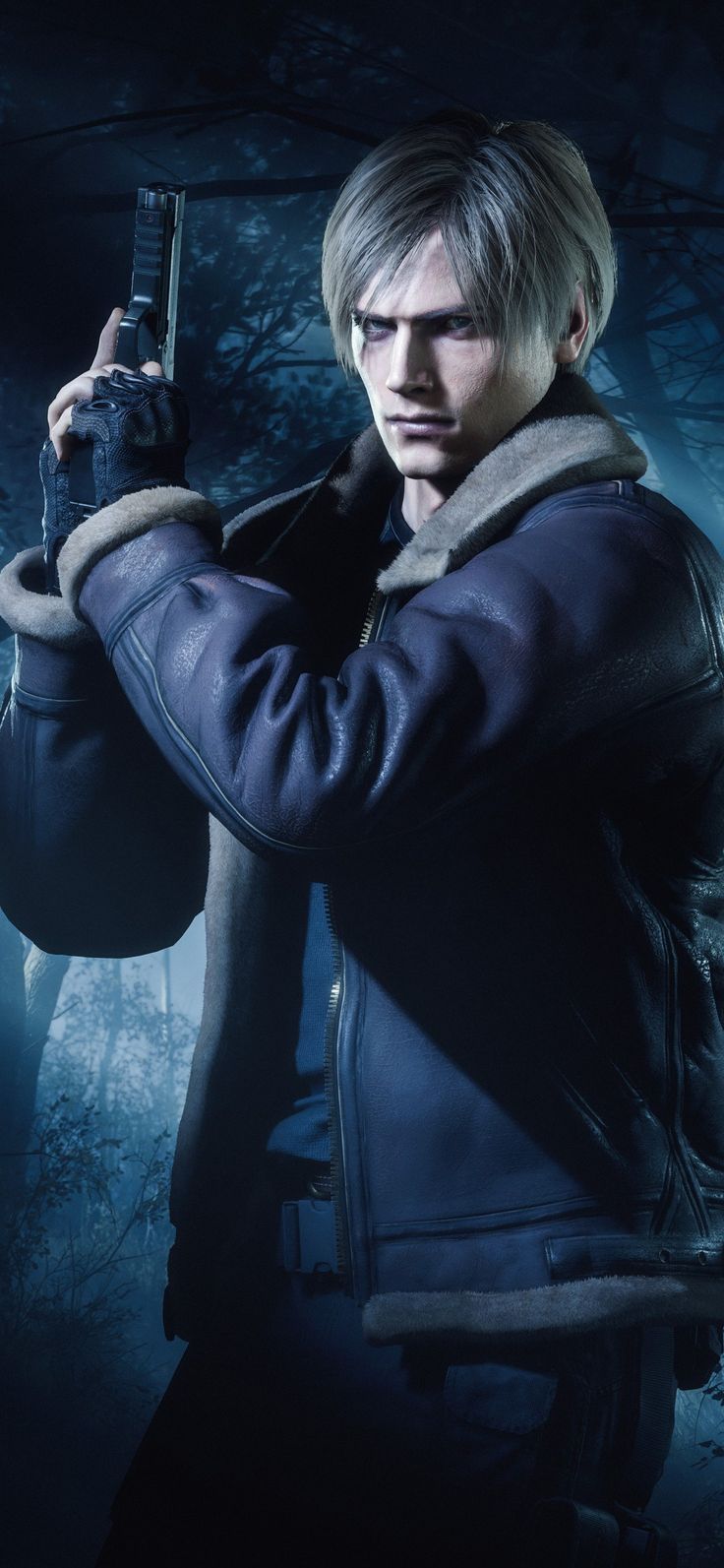736x1593 Resident Evil 4 Remake Wallpaper