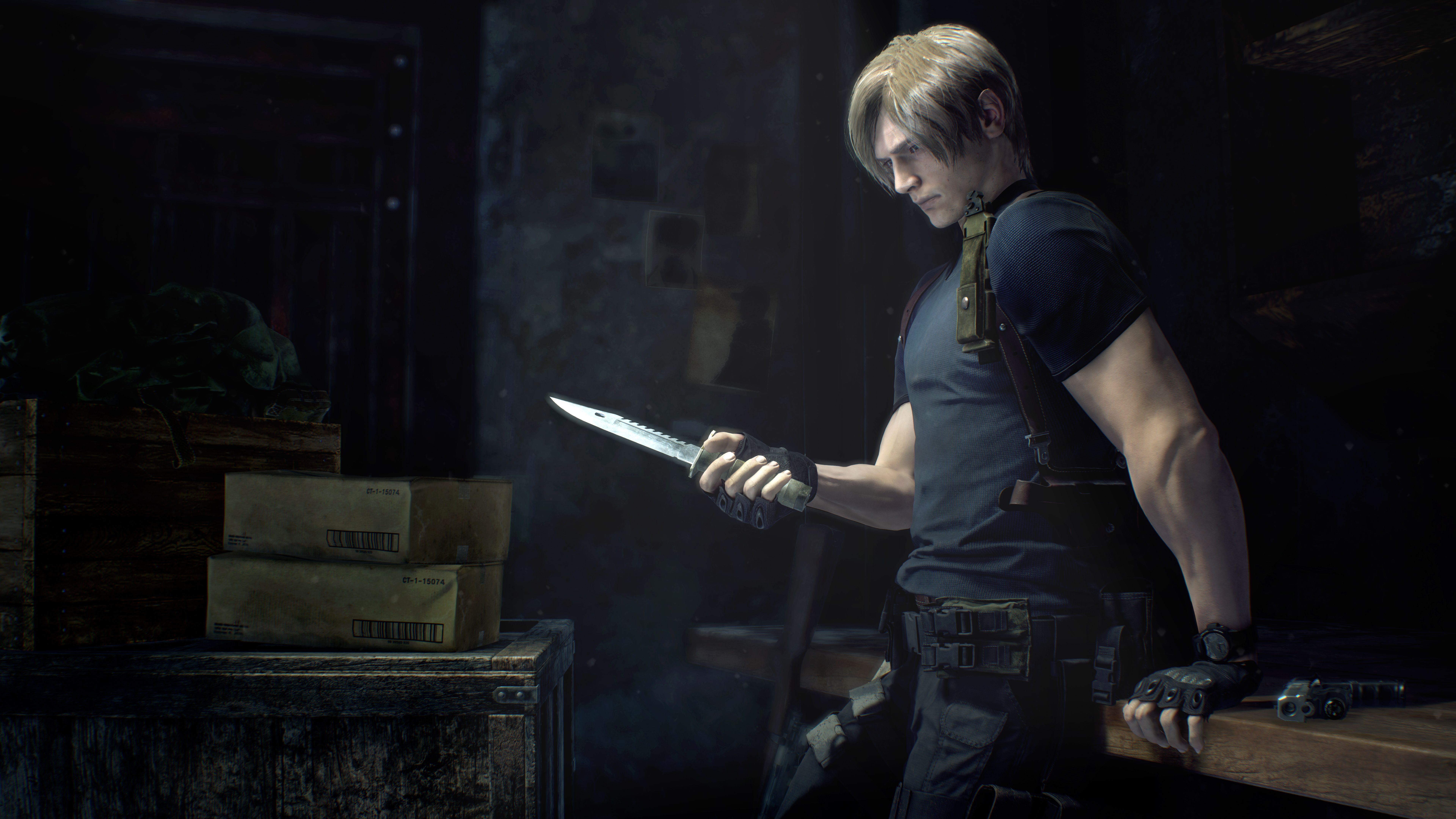 7680x4320 Resident Evil 4 Wallpaper 4K, Leon S. Kennedy, 2023 Games