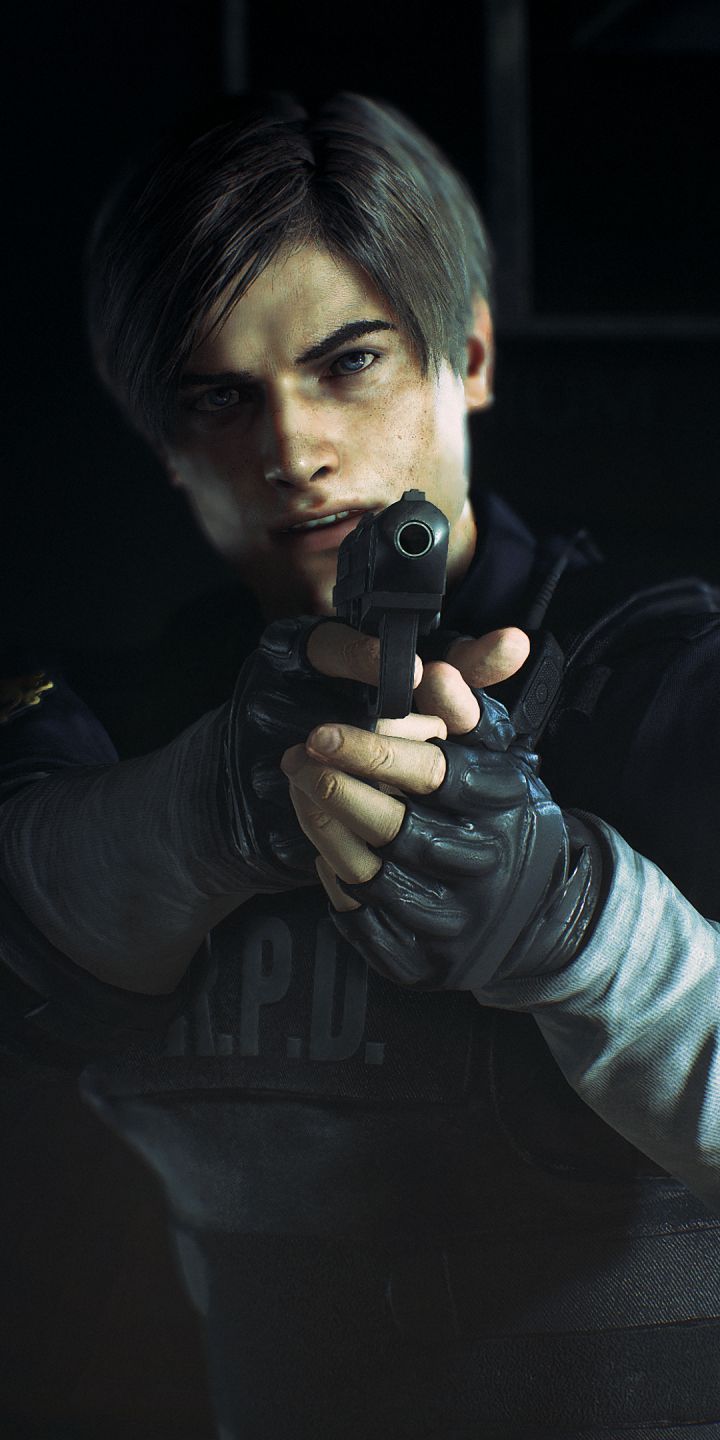 720x1440 Phone wallpaper: Leon S Kennedy, Video Game, Resident Evil 2 (2019), Resident Evil 1180004