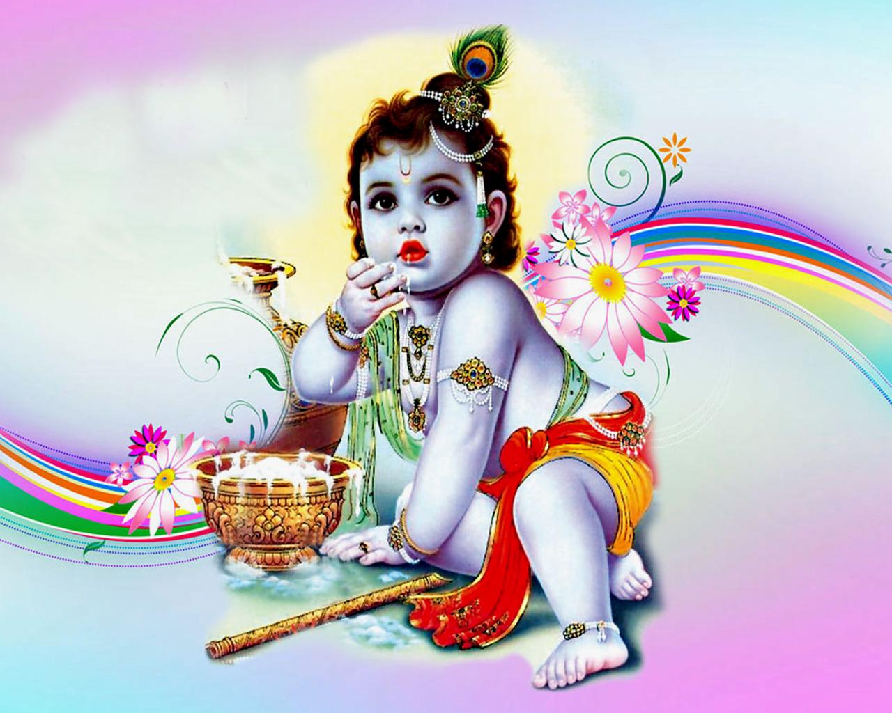 1280x1024 Lord Krishna Wallpaper High Resolution