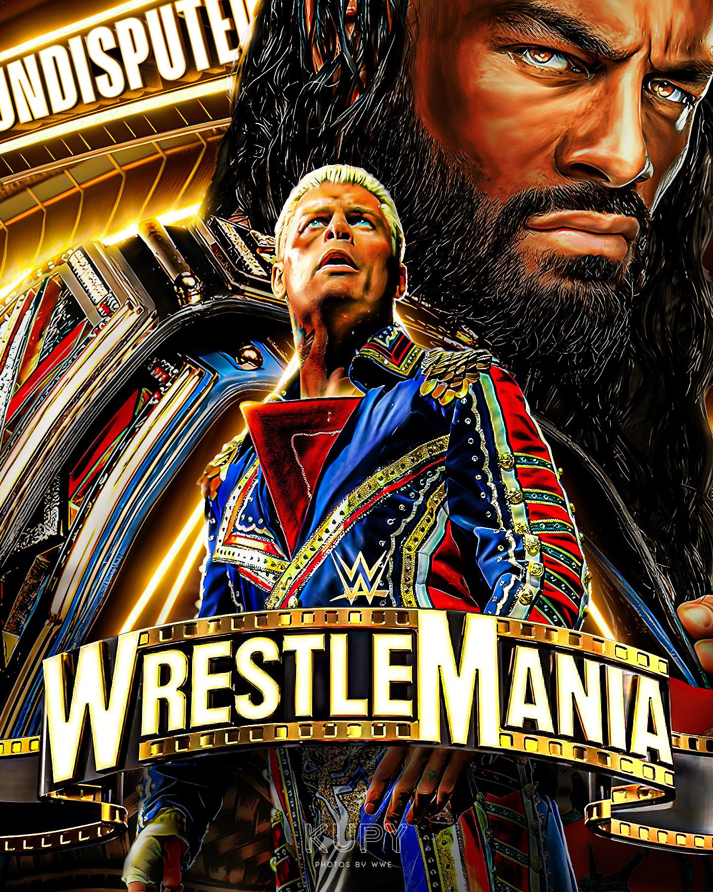 1440x1800 WrestleMania 39 Wrestling Wallpaper