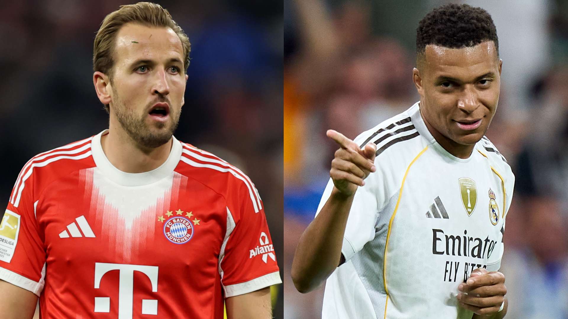 1920x1080 Harry Kane x Kylian Mbappe! England captain urged to become a 'Galactico' as Real Madrid 'would be interested' in 2026 transfer deal with Bayern Munich