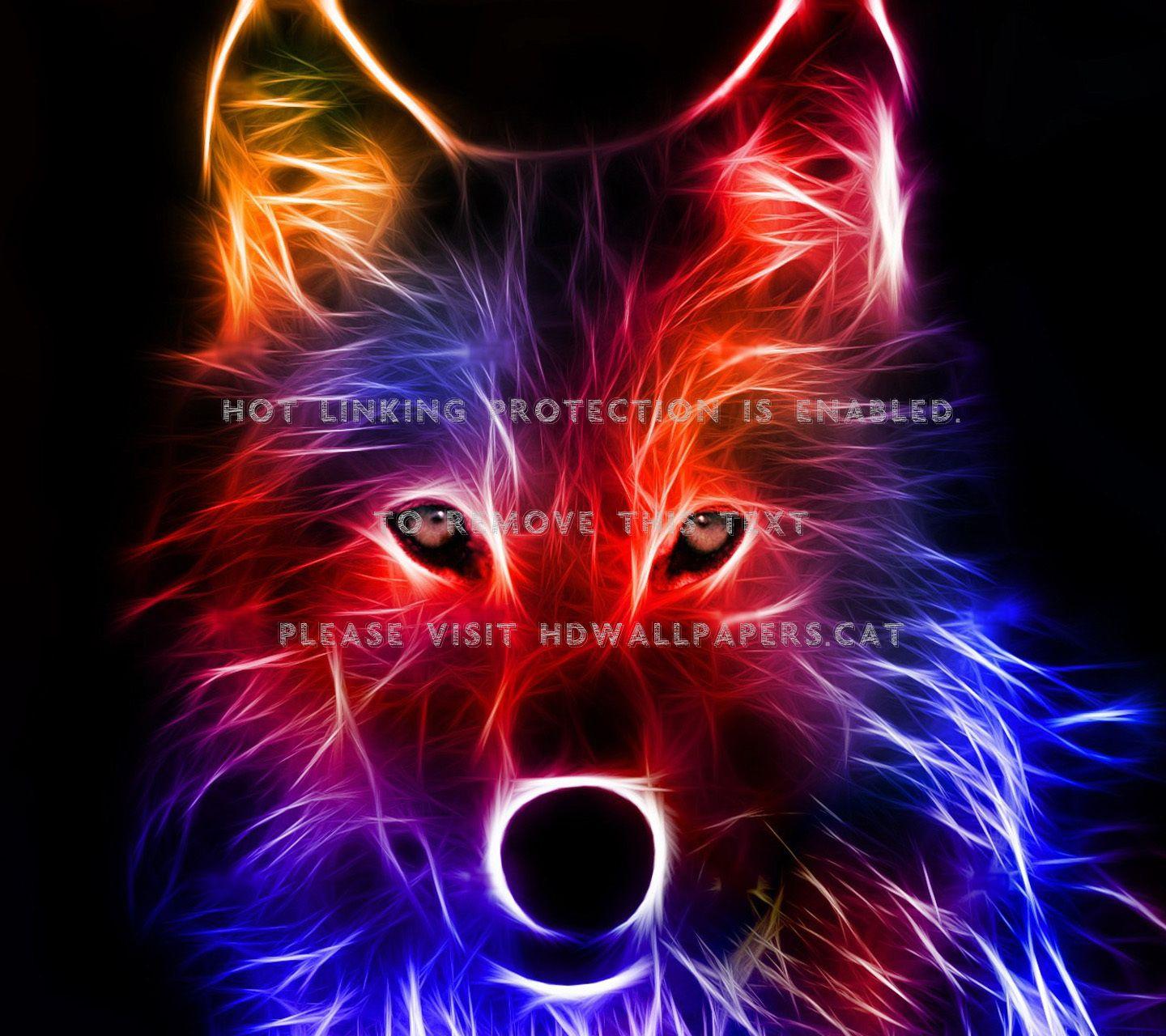 1440x1280 wolf art spirit mythical black wild animal