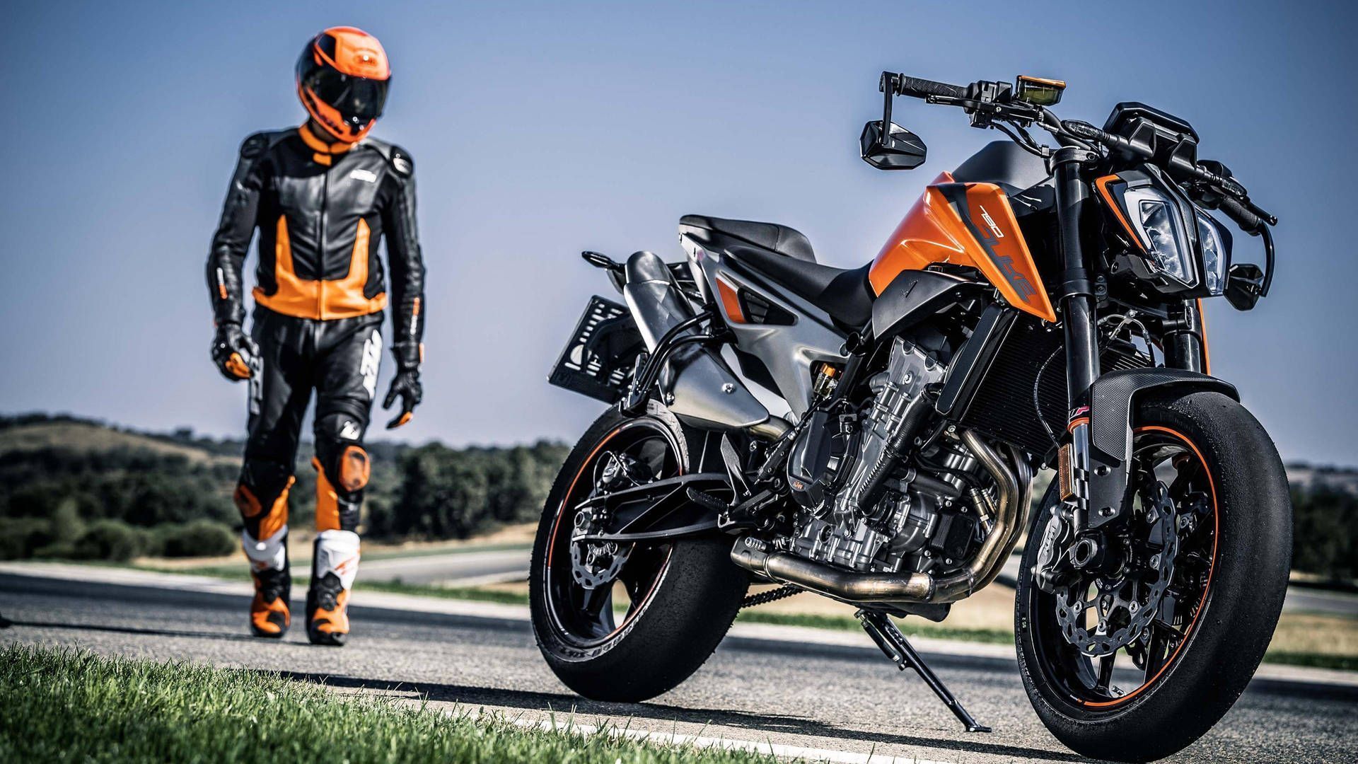 1920x1080 Download Rider And KTM 4K Wallpaper