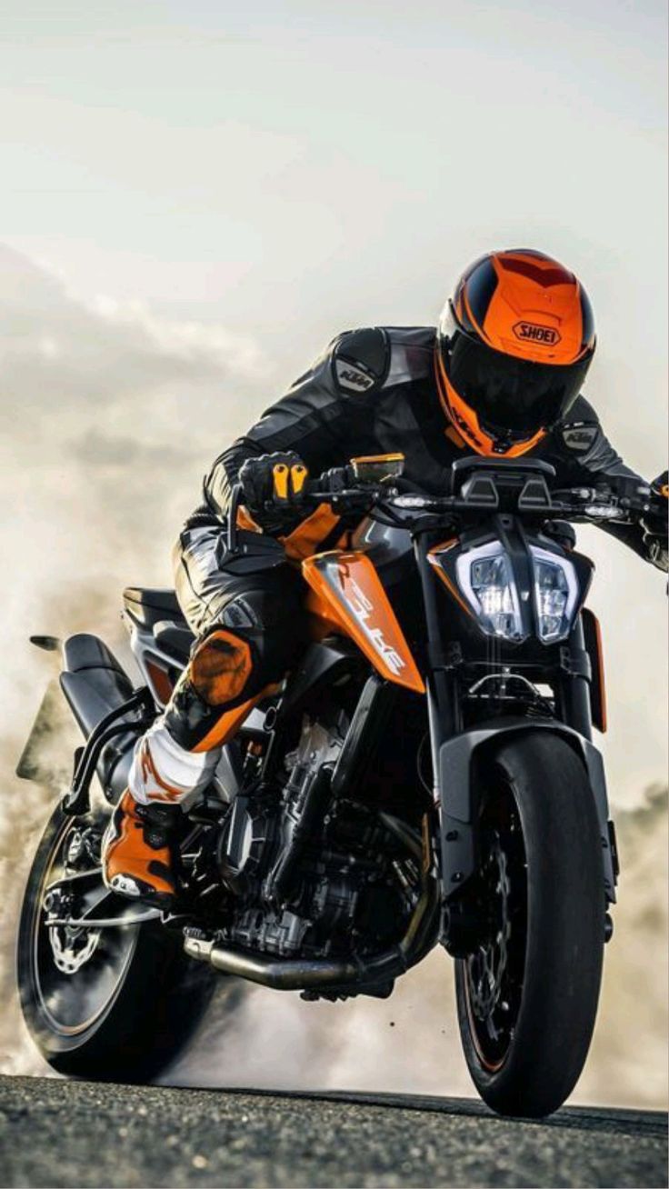 736x1308 KTM RC Bike Wallpaper