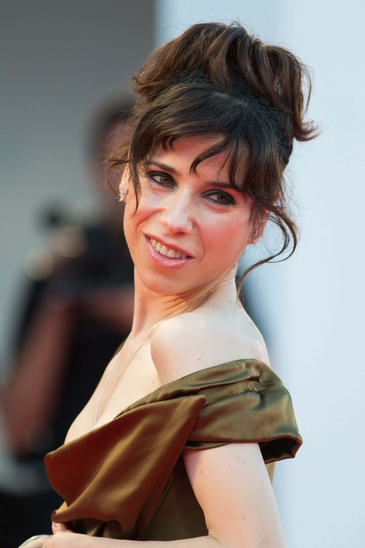 1280x1920 Download Award Winning Actress Sally Hawkins In A Cinematic Moment Wallpaper
