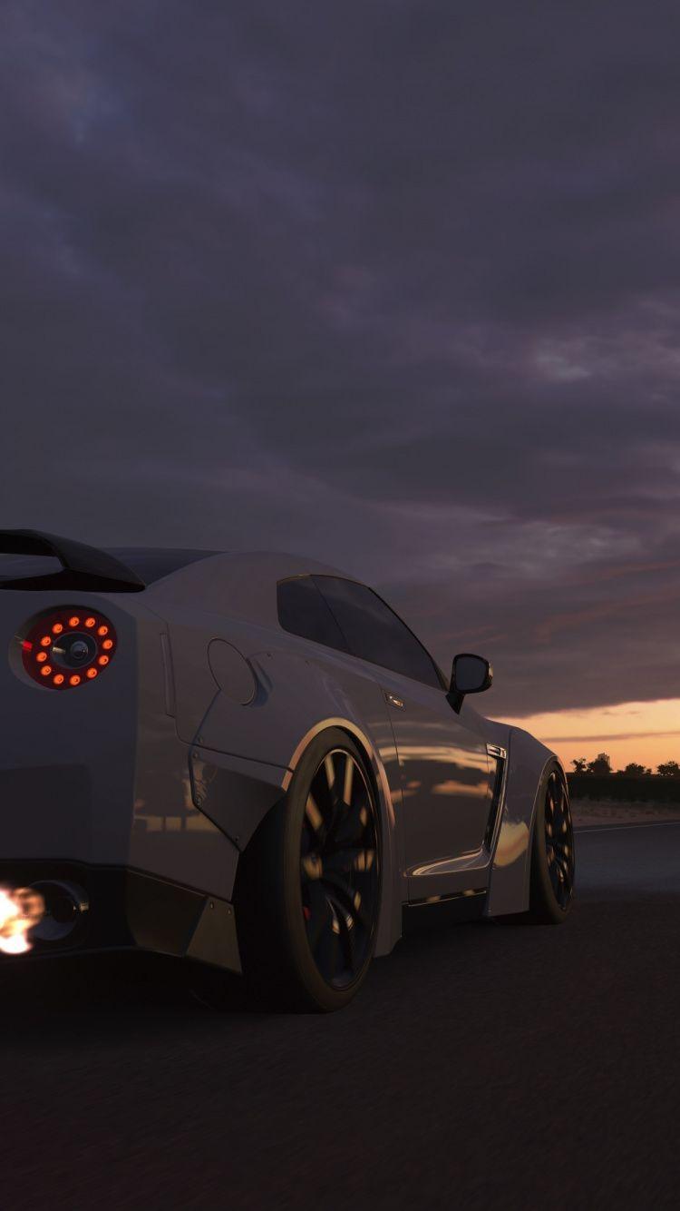 750x1334 Download 750x1334 wallpaper forza motorsport video game, nissan
