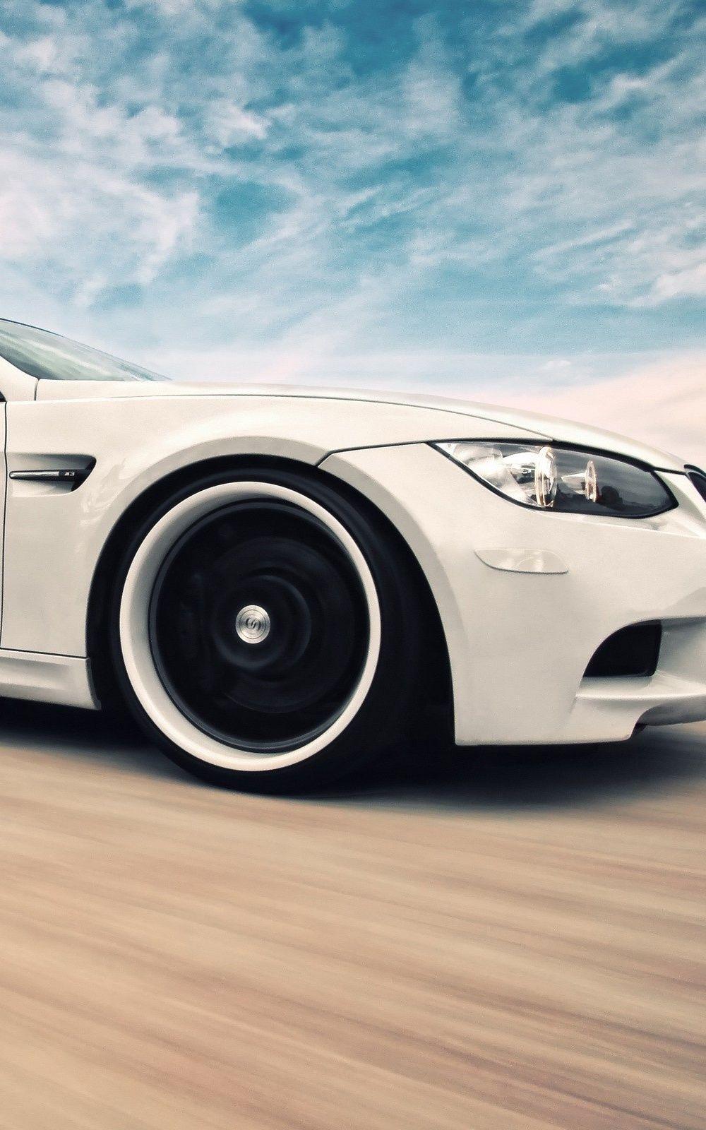 1000x1600 BMW M3 white super car wallpaper. iOS wallpaper and Android