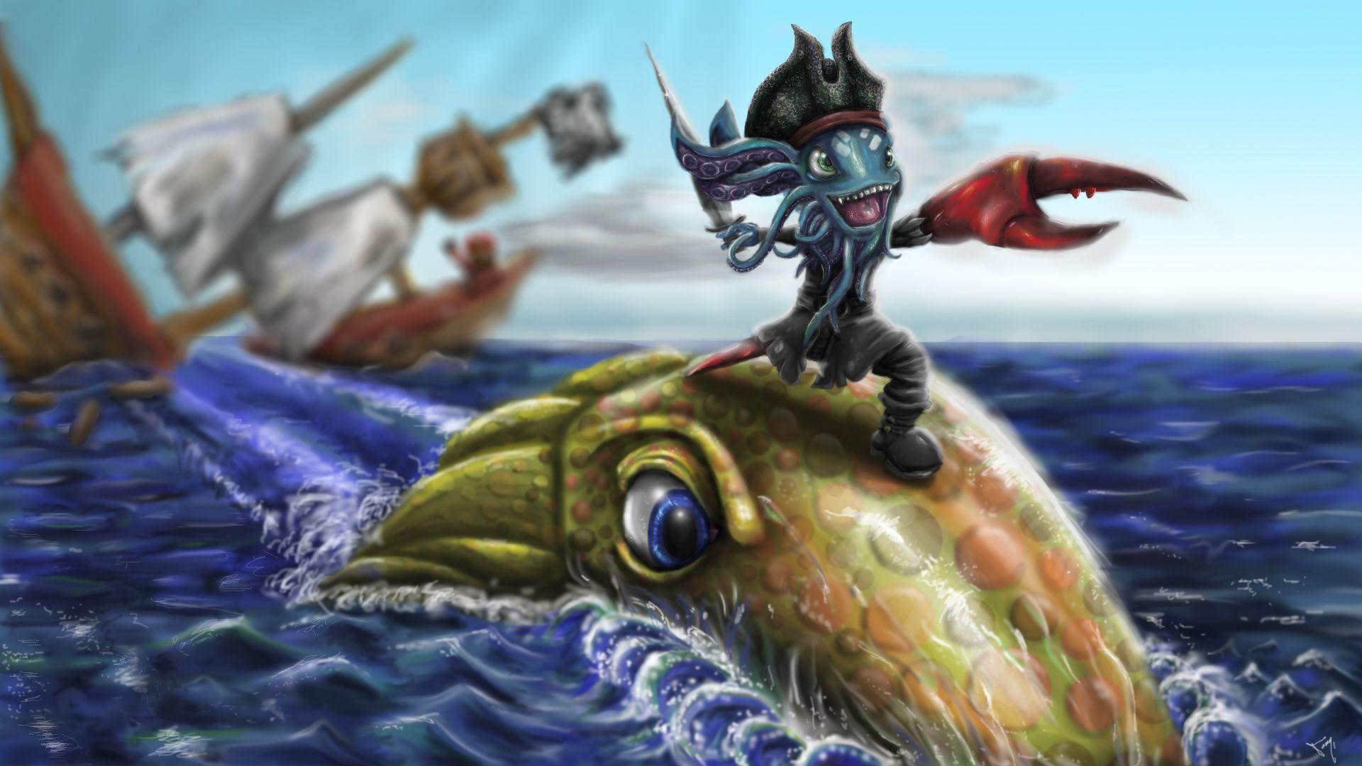 1920x1080 Davy Jones Fizz by LimoMeow of Legends Wallpaper