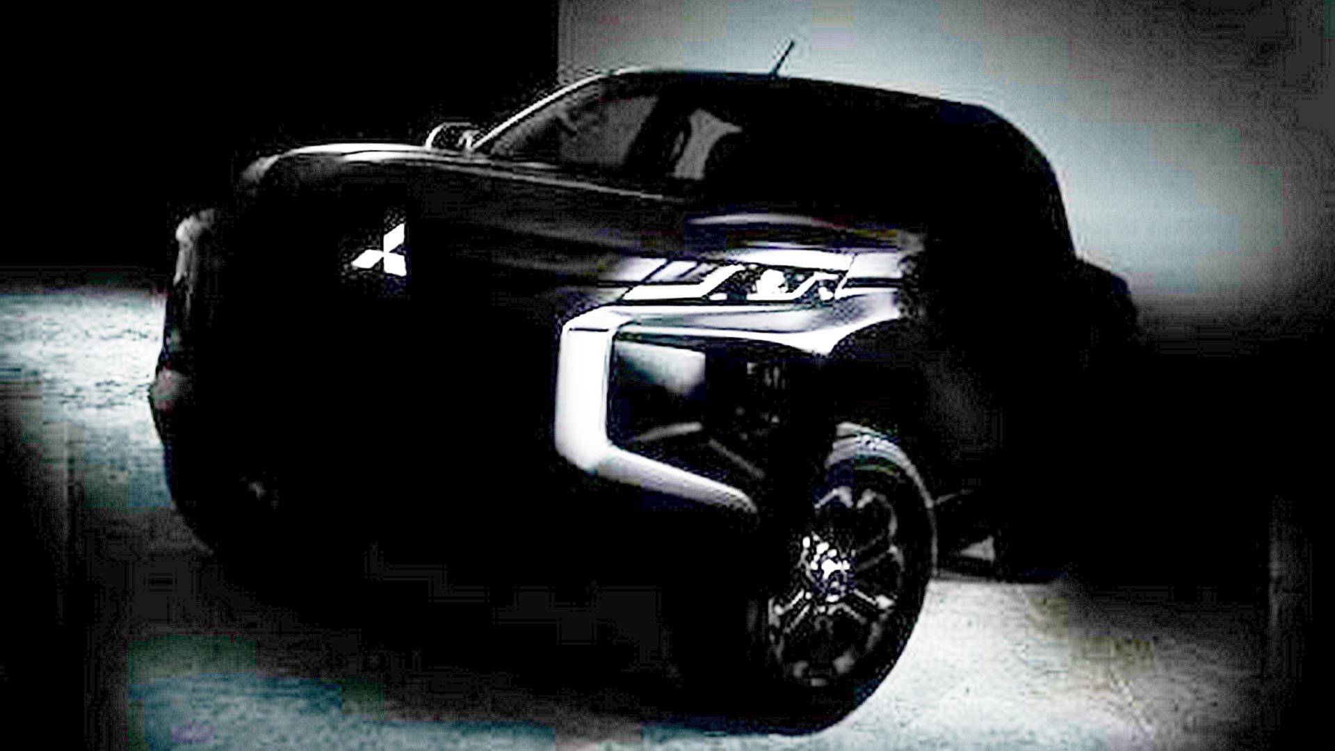 1920x1080 Mitsubishi L200 / Triton Pickup Teaser. Motor1.com Photo