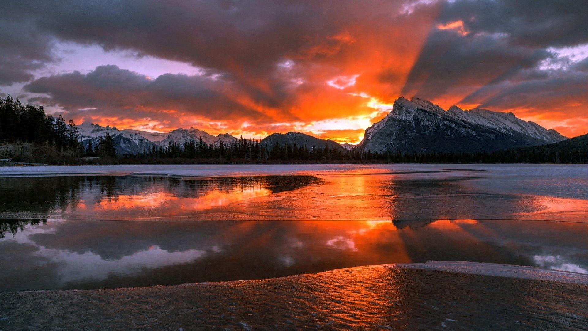 1920x1080 Nature & Landscape Snowy Dawn wallpaper Desktop, Phone, Tablet