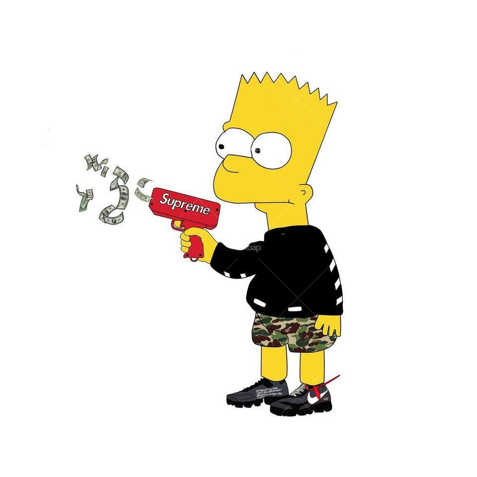 Bart Simpson Hypebeast Png