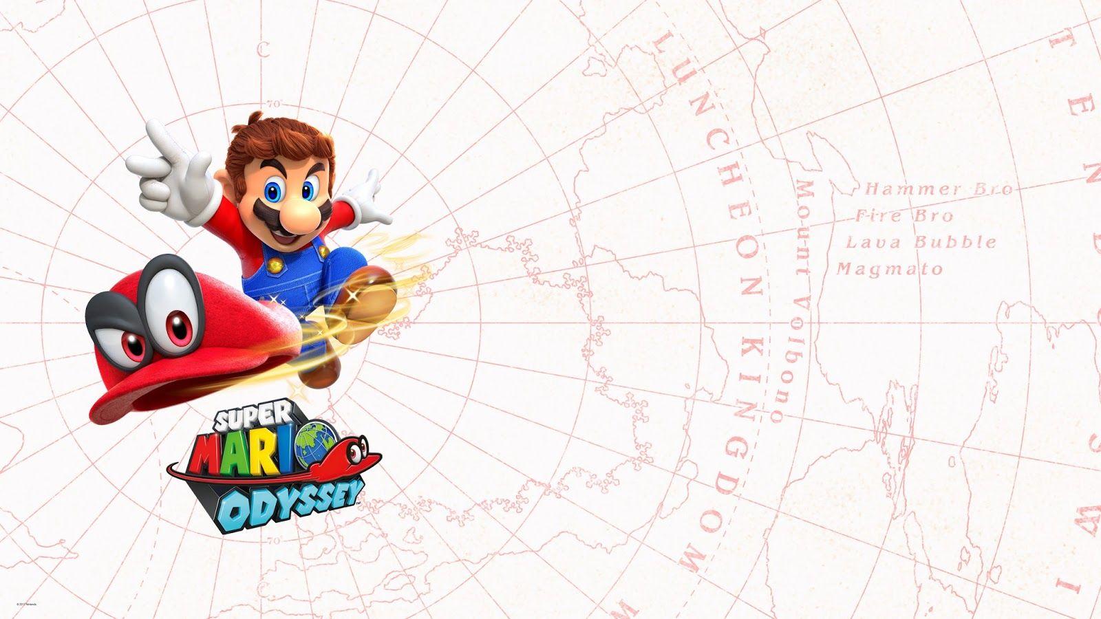 1600x900 Piper2381: Hình nền Nintendo của tôi: Super Mario Odyssey
