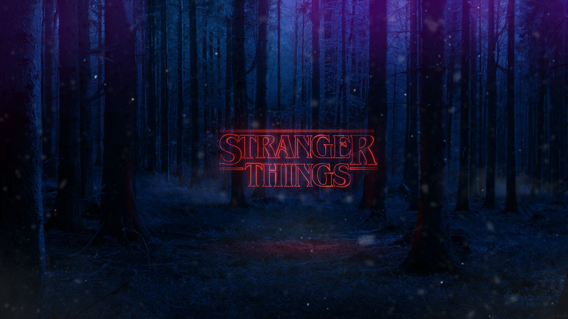 1920x1080 Stranger Things Text Poster Wallpaper, HD TV Series 4K Wallpaper, Image and Background