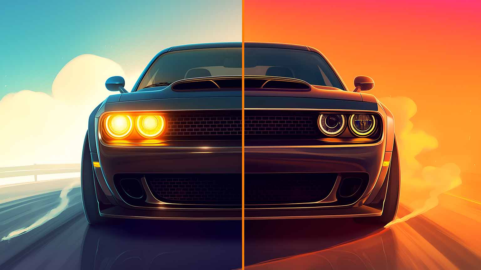 1536x864 Dodge ChallengerDuality Desktop Wallpaper Wallpaper 4K