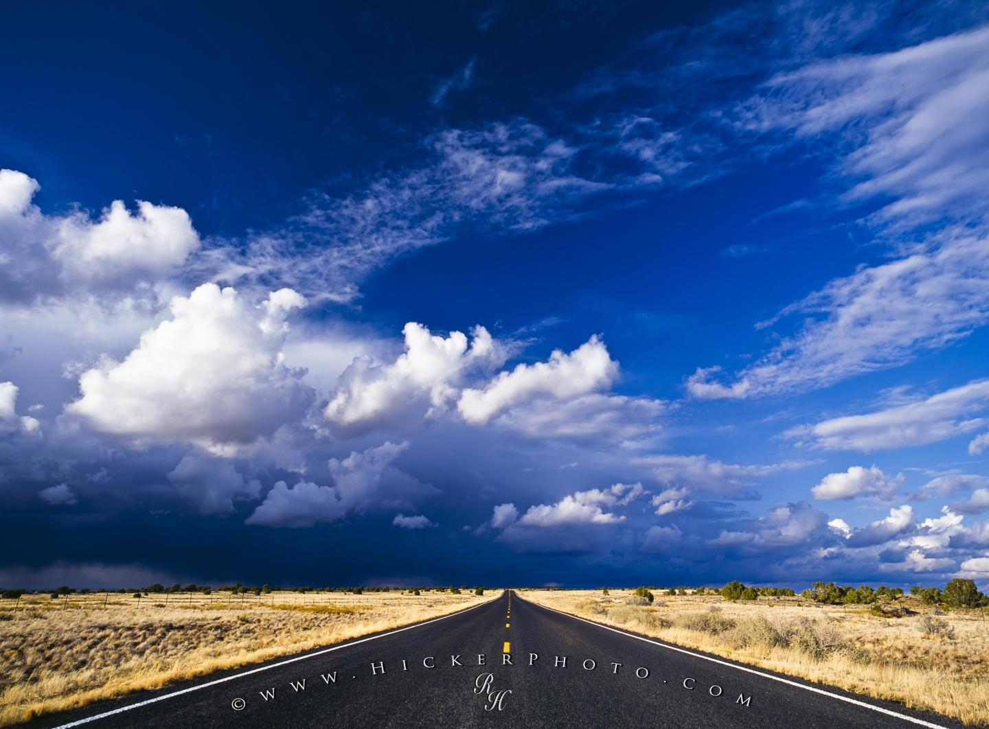 1440x1062 Free download wallpaper background Endless Desert Road Storm