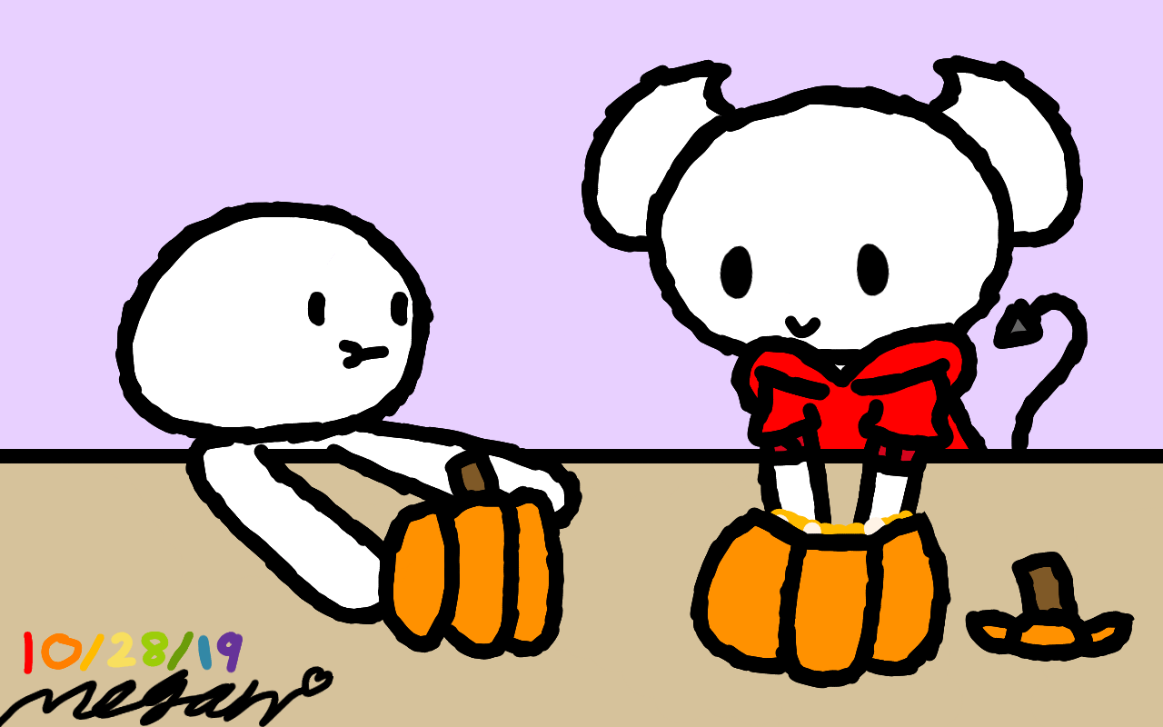 1280x800 Pumpkins [SomethingElseYT x TheOdd1sOut] by Meggiepoo on Newgrounds