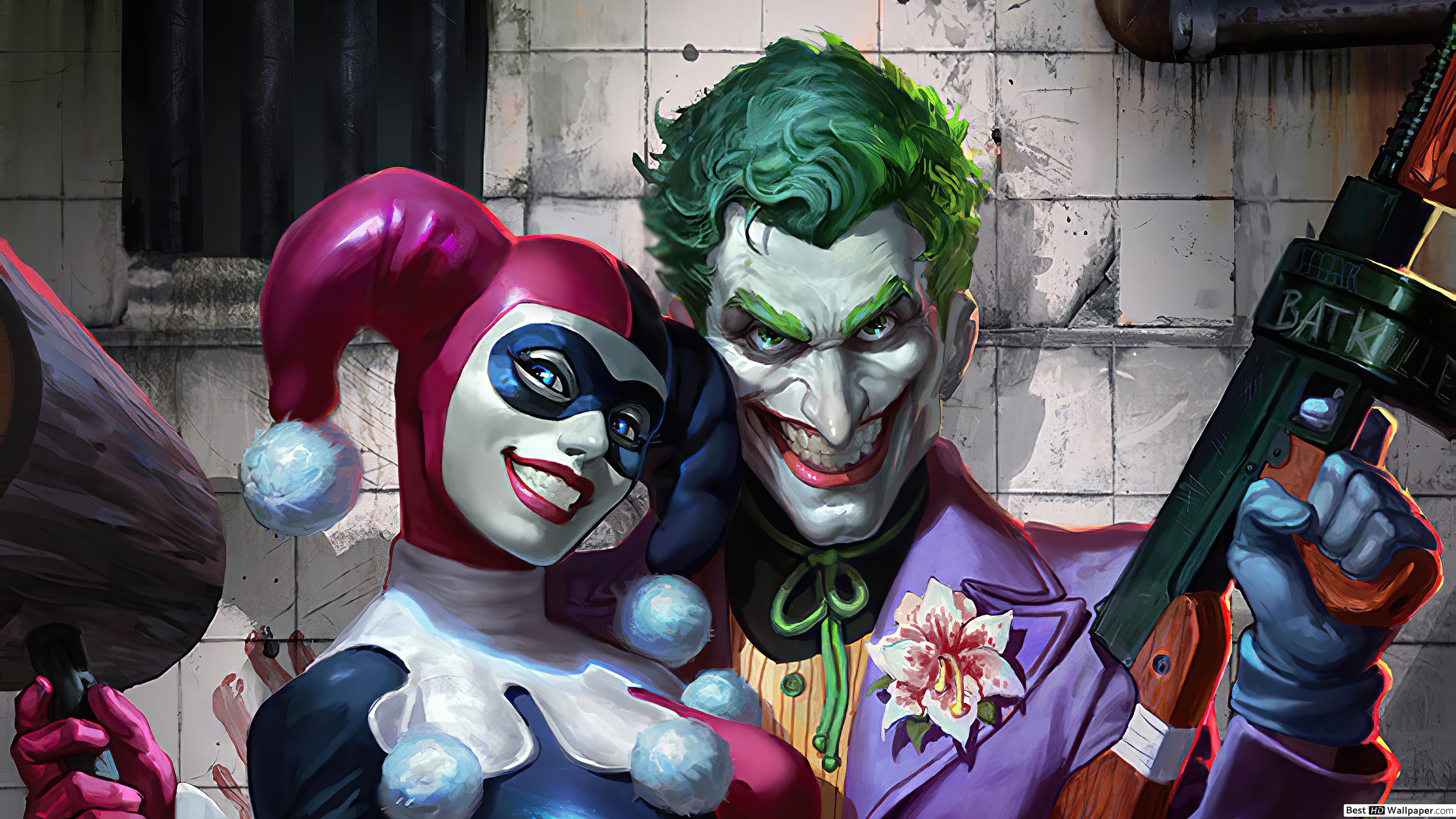 3840x2160 Joker ♥ Harley Quinn HD wallpaper download