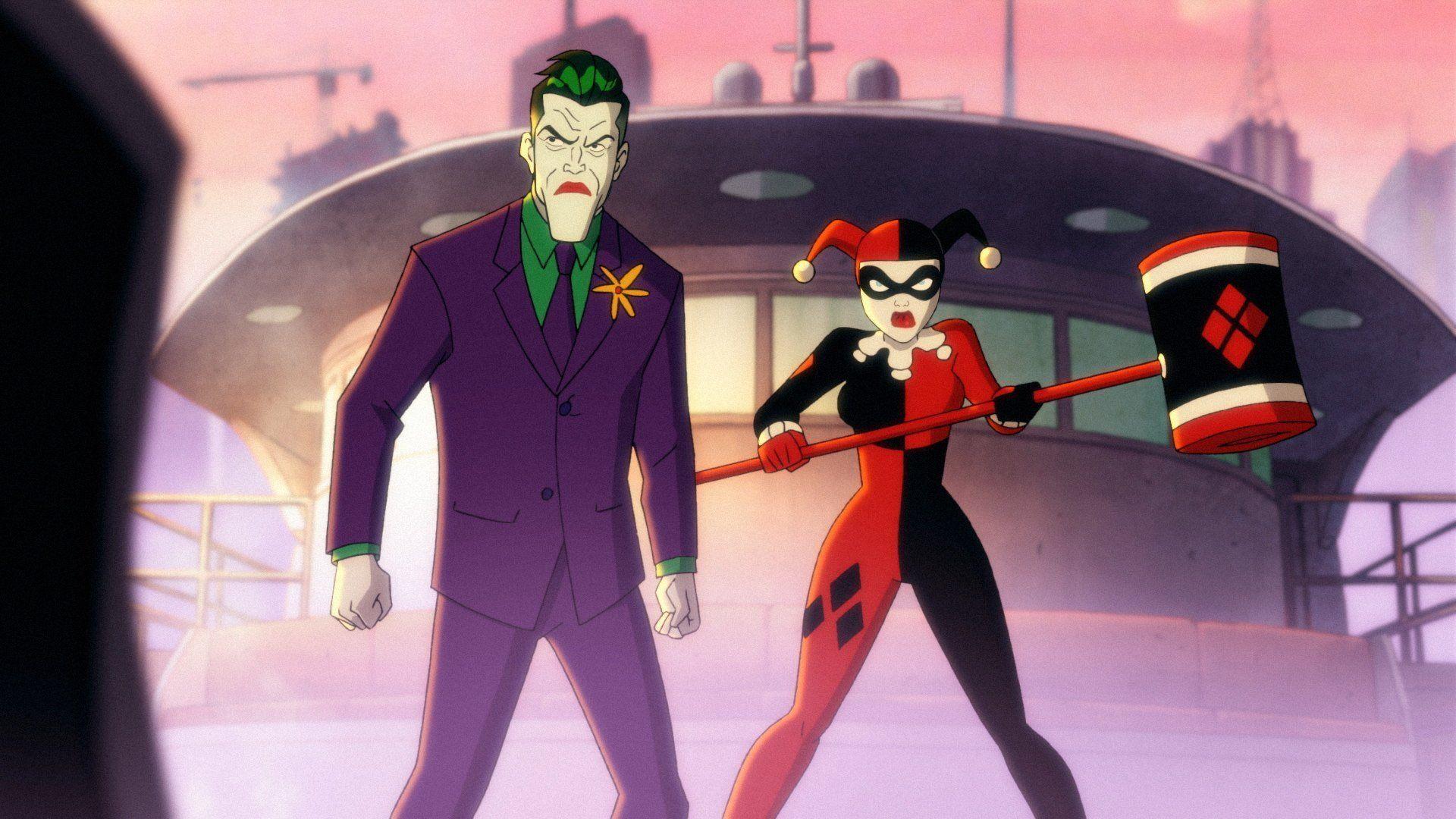 1920x1080 Harley Quinn' gets an animated workout between 'Joker' and 'Birds