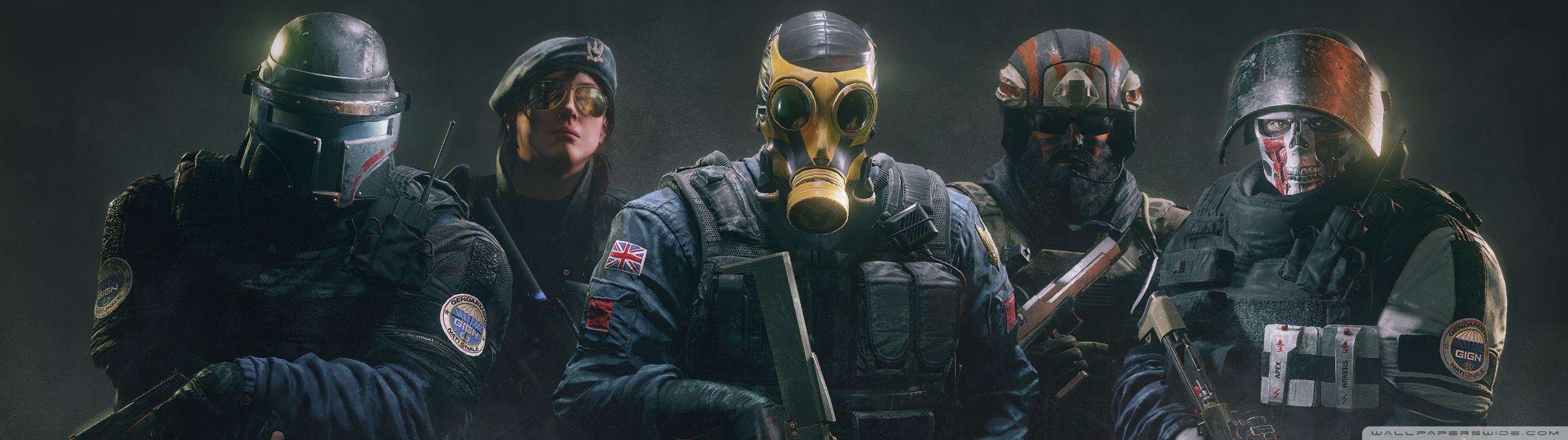 2732x768 Tom Clancy's Rainbow Six Siege Ultra HD Desktop Background