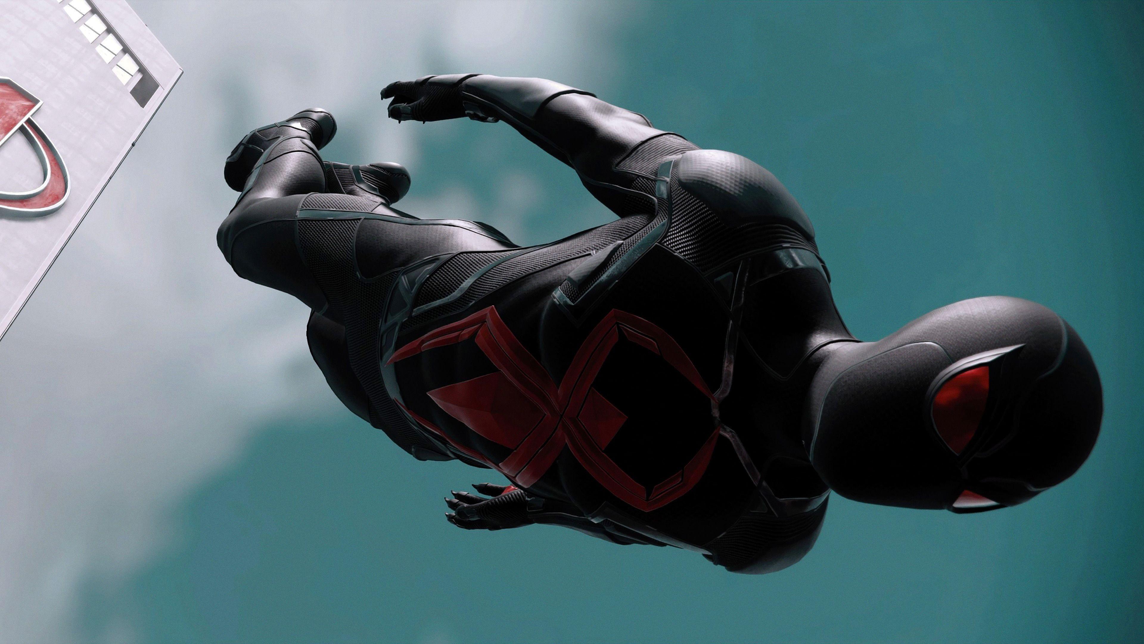 3840x2160 Black Suit Spiderman Ps4 4k Man Ps4 Suit, Download