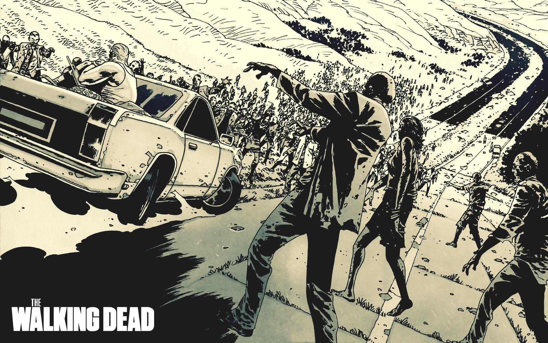 1920x1200 Walking Dead Comic Wallpaper
