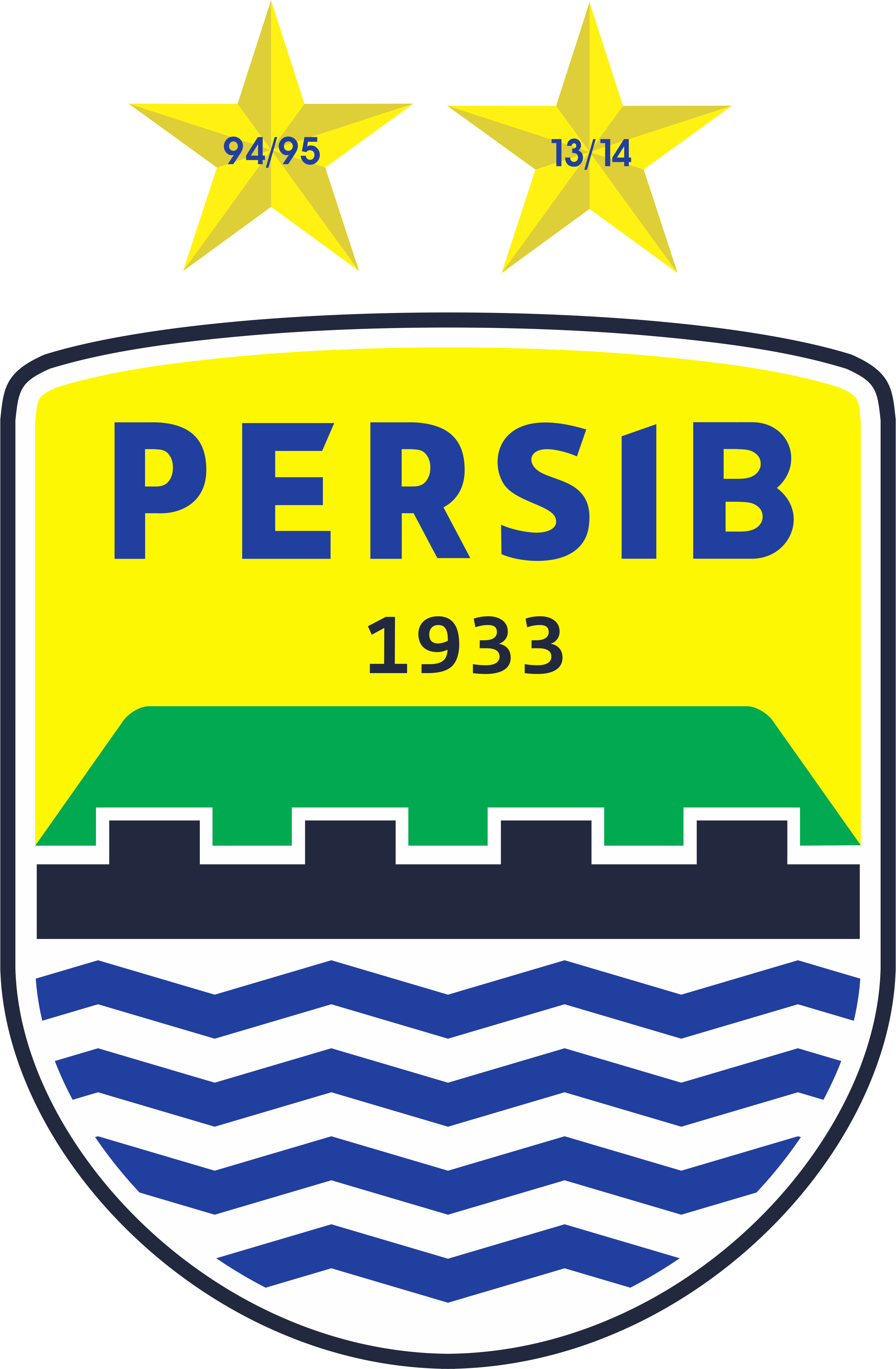 2434x3718 Persib logo png 9 PNG Image