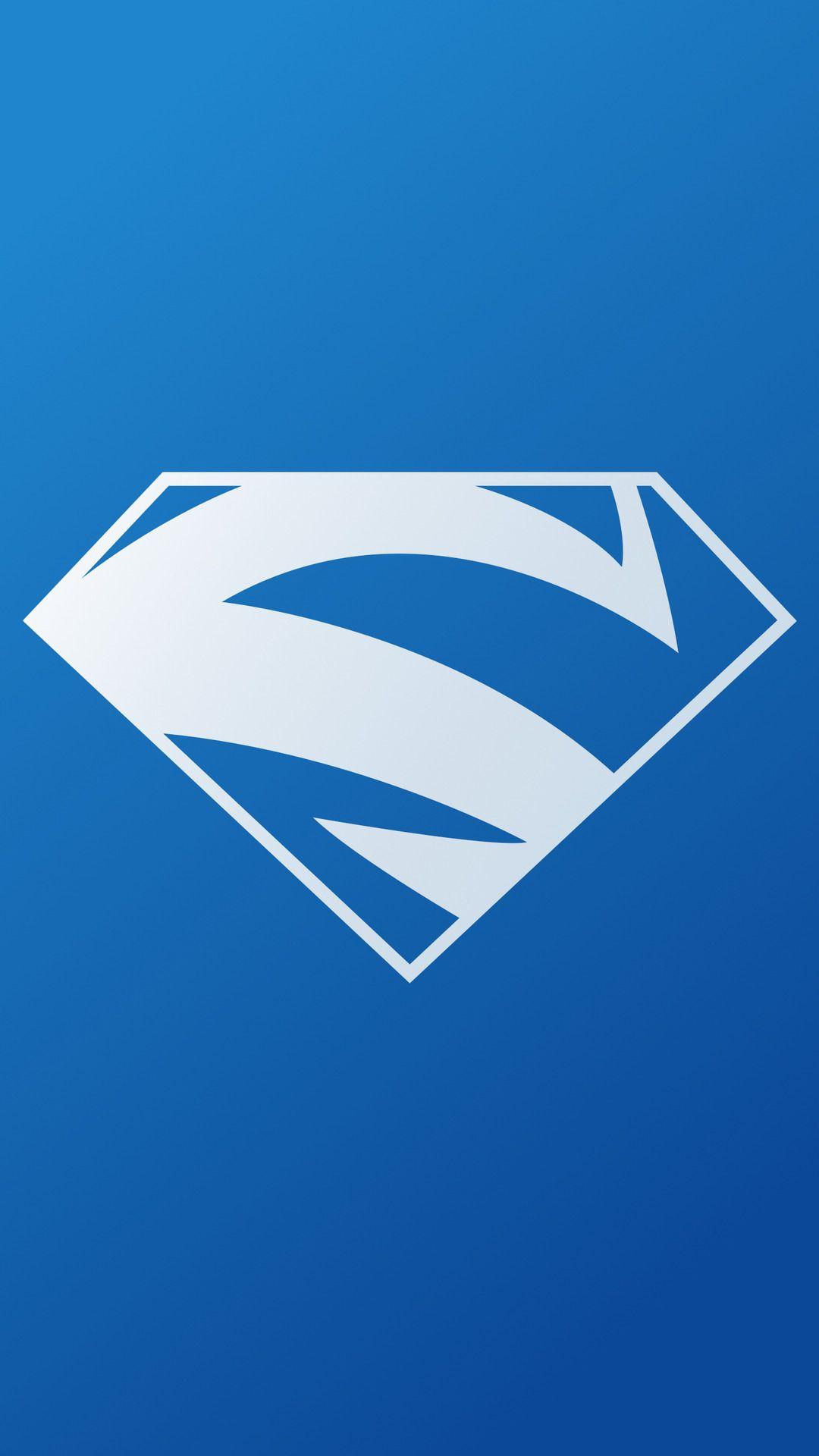 1080x1920 superman blue wallpaper phone • tablet!