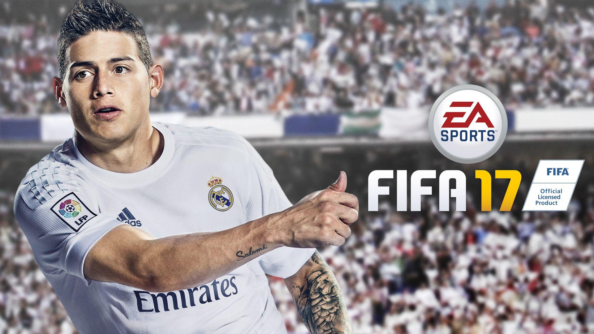 1920x1080 James Rodriguez Wallpaper from FIFA 17