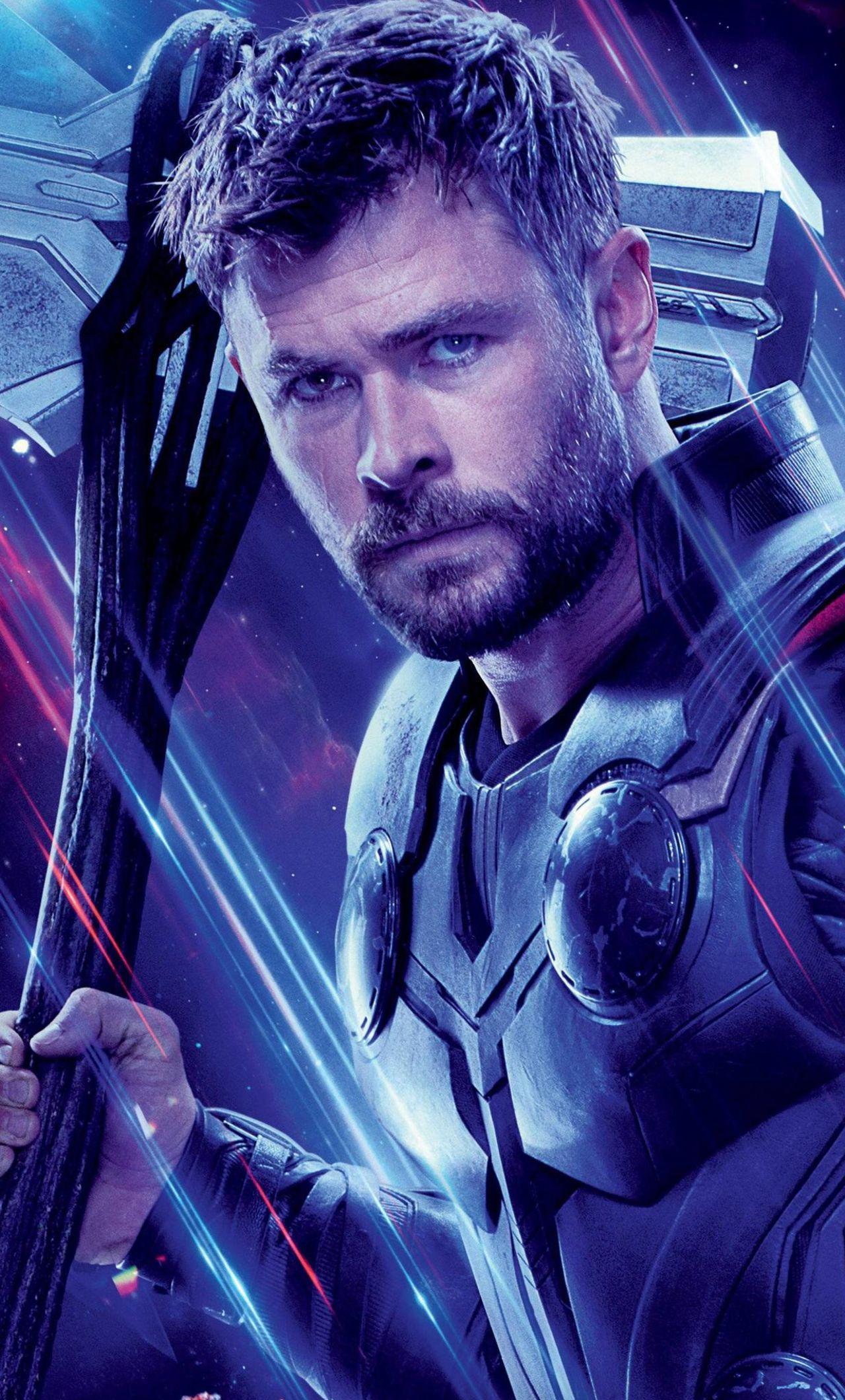 1280x2120 Avengers Endgame Thor Mobile Wallpaper
