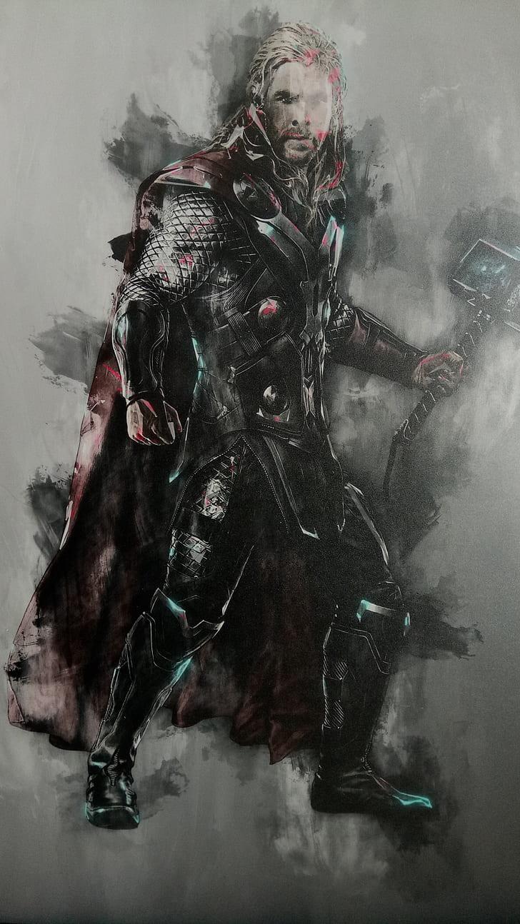 728x1294 HD wallpaper: Thor, Marvel Cinematic Universe, Avengers Endgame