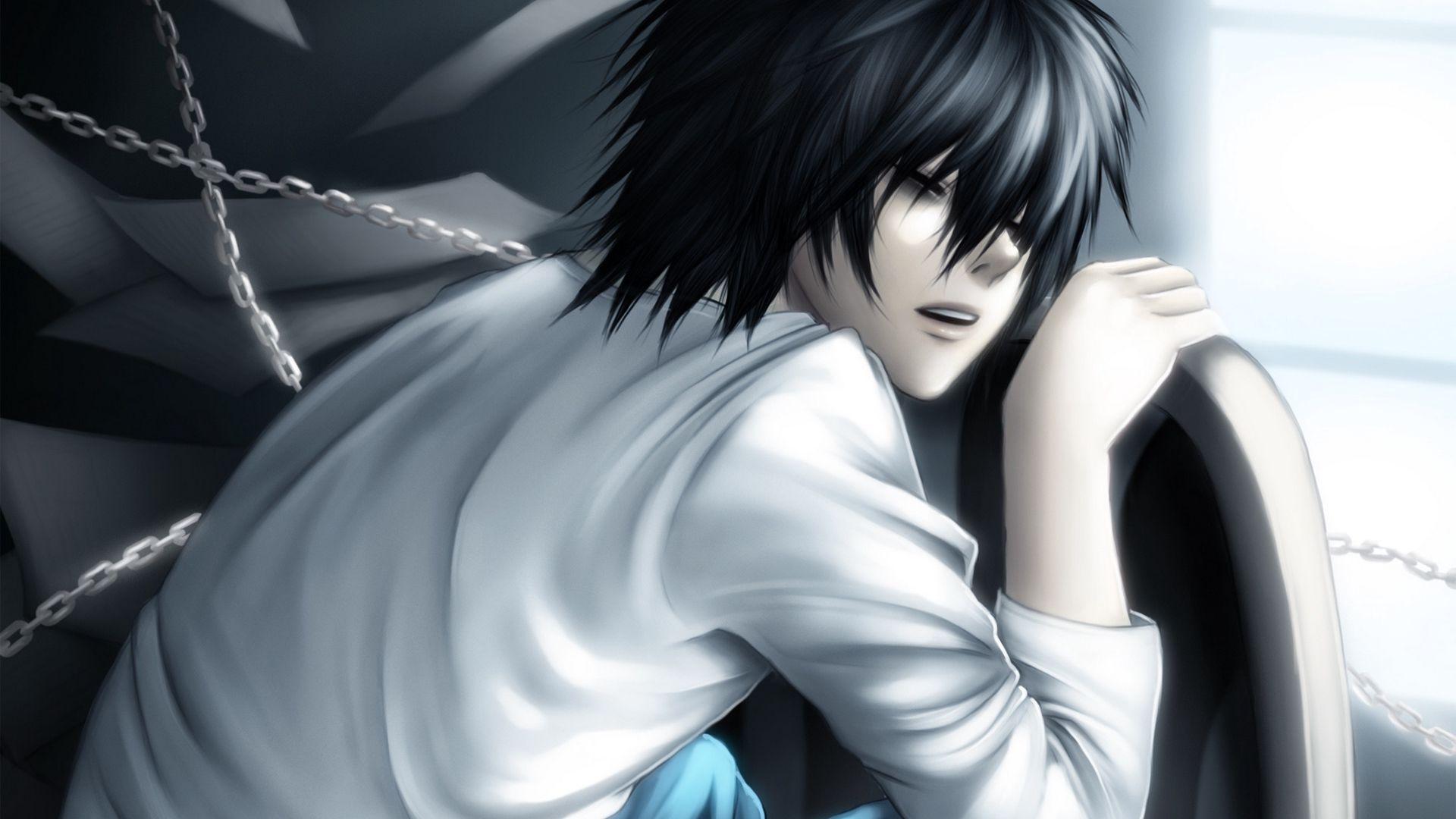 1920x1080 Wallpaper Death Note, Boy, Sadness Sad Boy HD