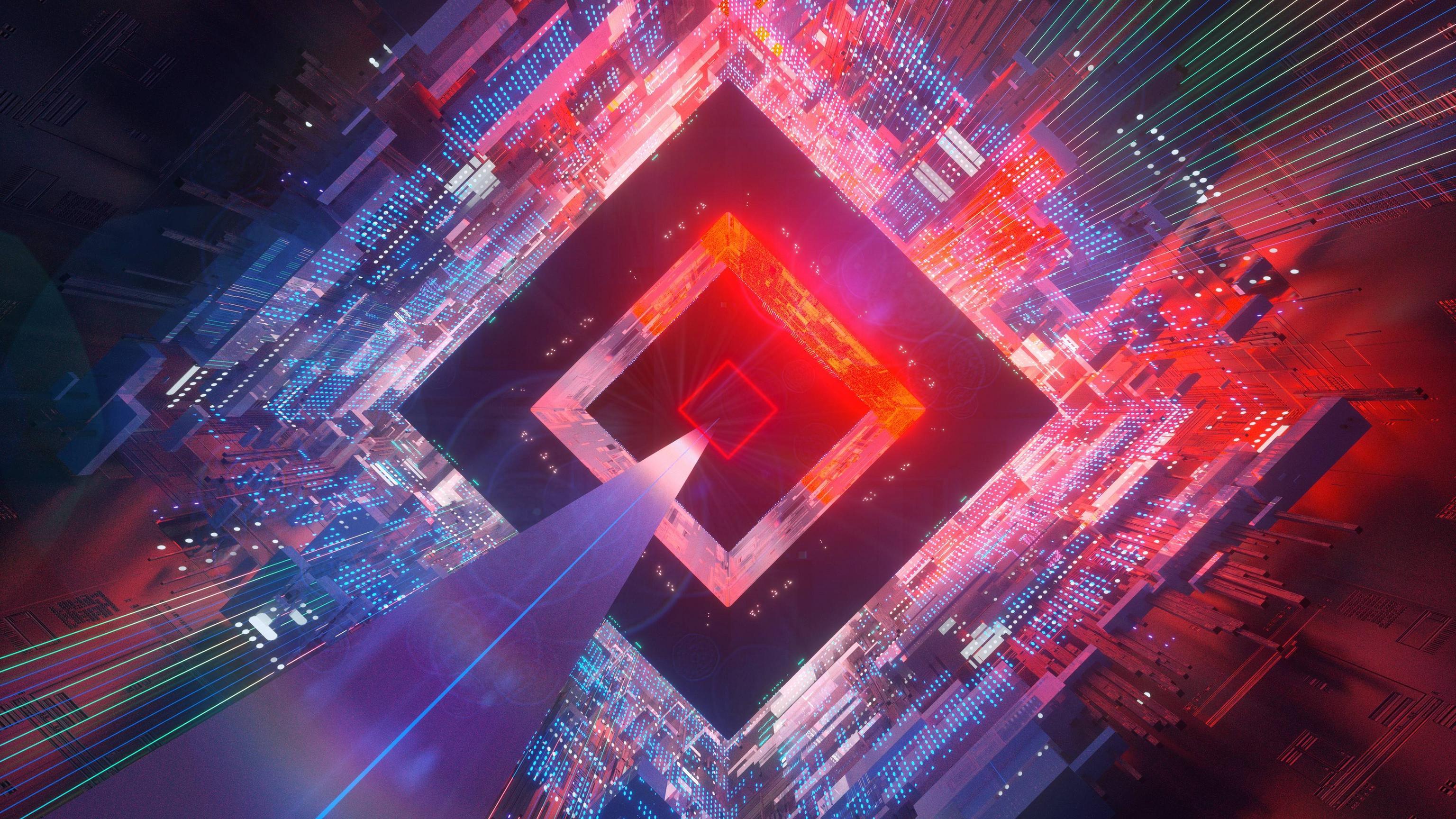 3840x2160 Deep 3D Abstract 4K Wallpaper