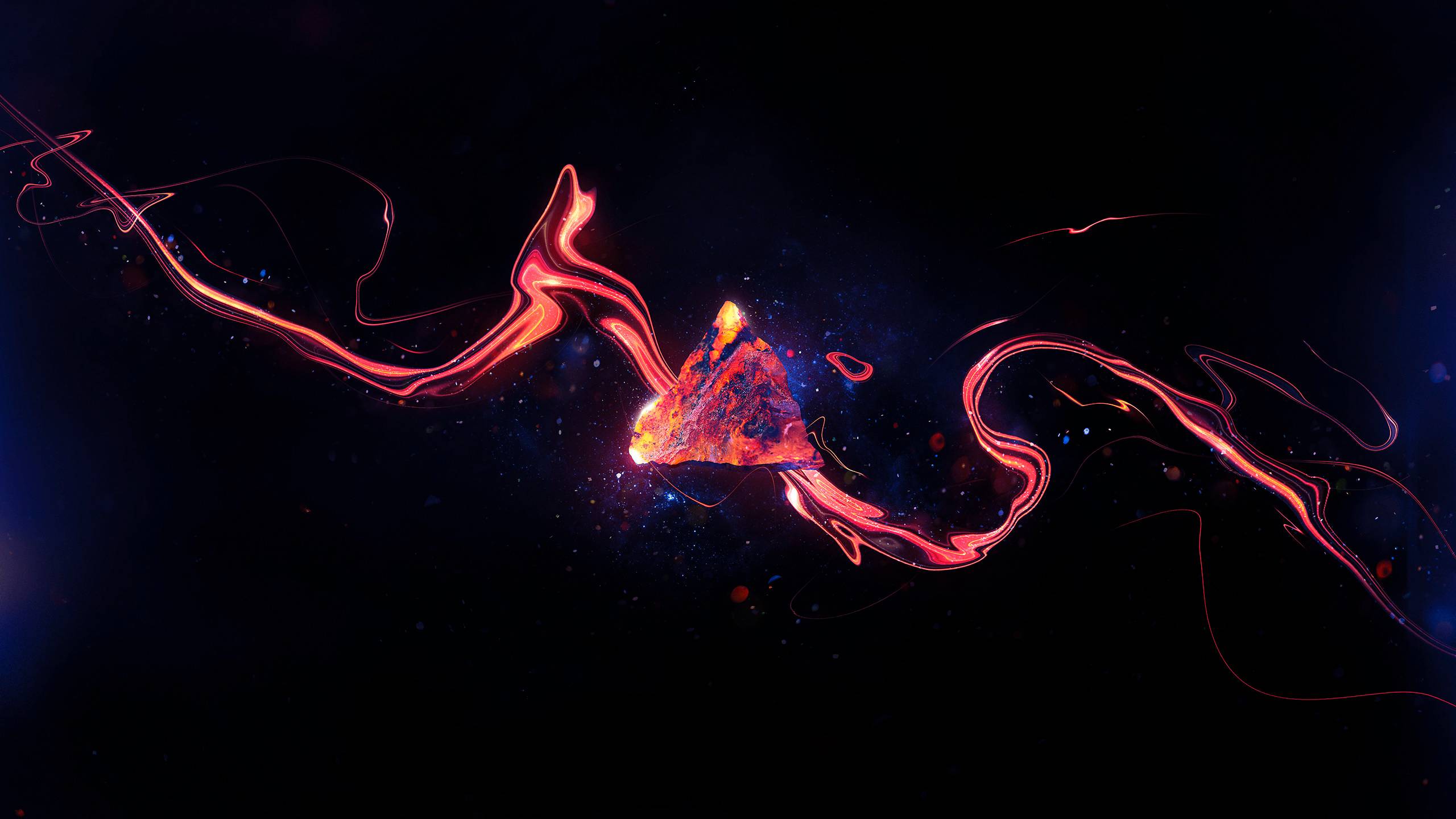 2560x1440 Ultra HD 3D Abstract Wallpaper