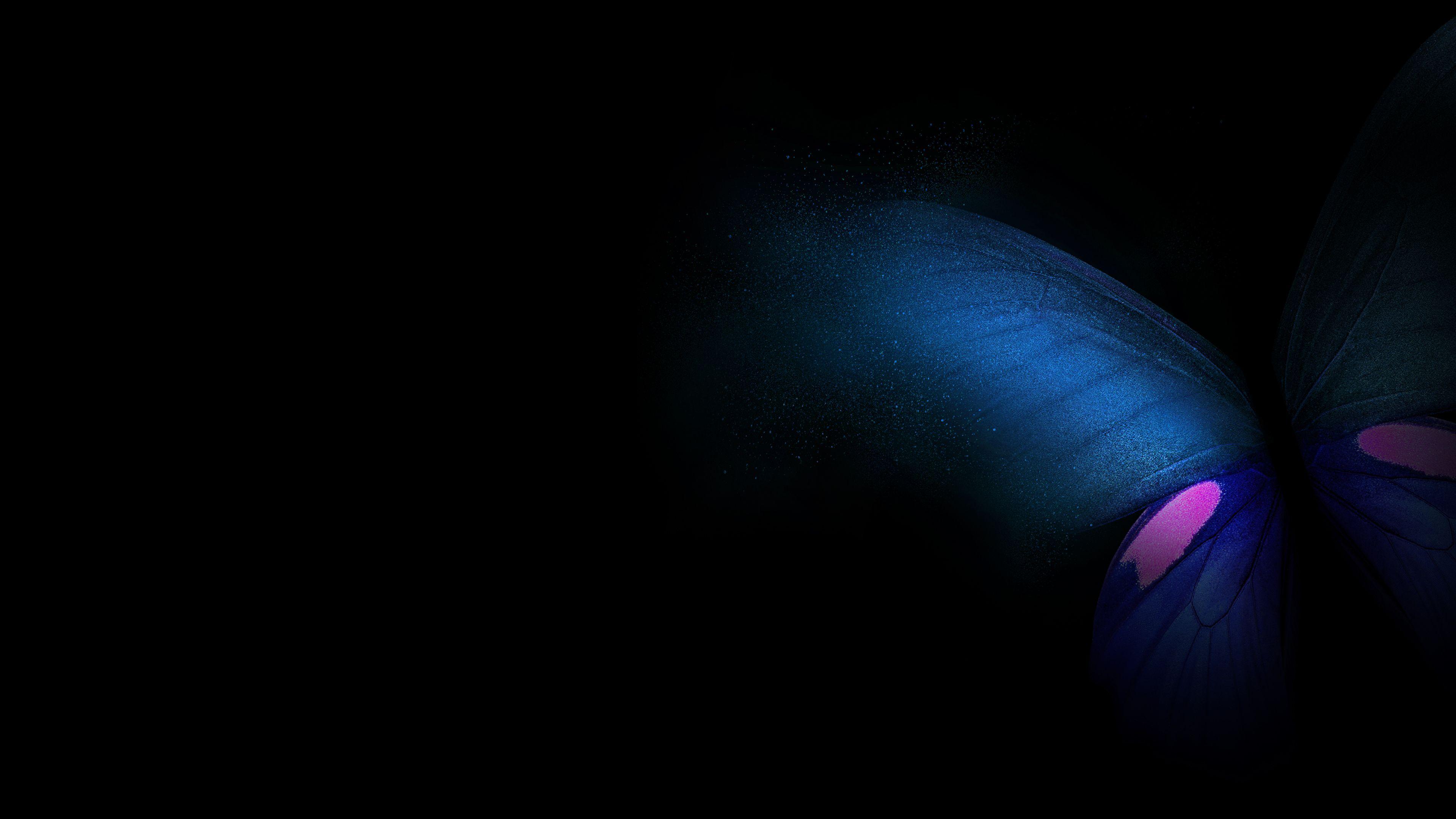 3840x2160 Butterfly Samsung Galaxy Fold 4K Wallpaper