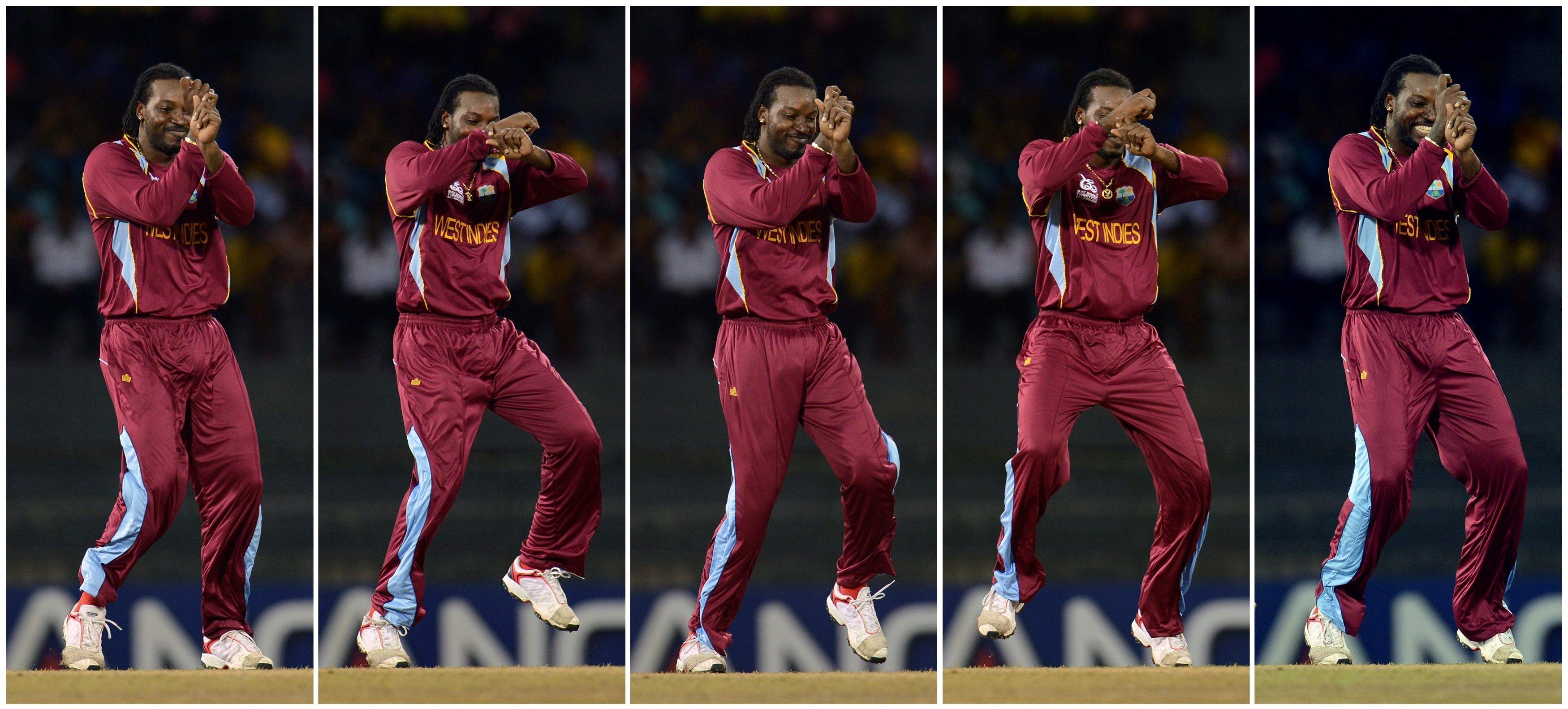 3500x1583 Chris Gayle West Indies Cricketer Doing Dance Garanam