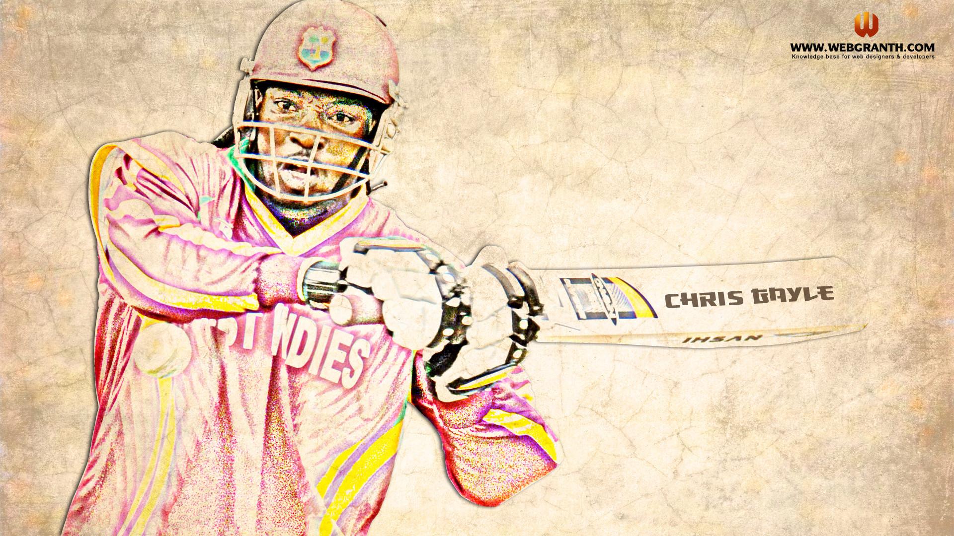 1920x1080 Chris Gayle Wallpaper