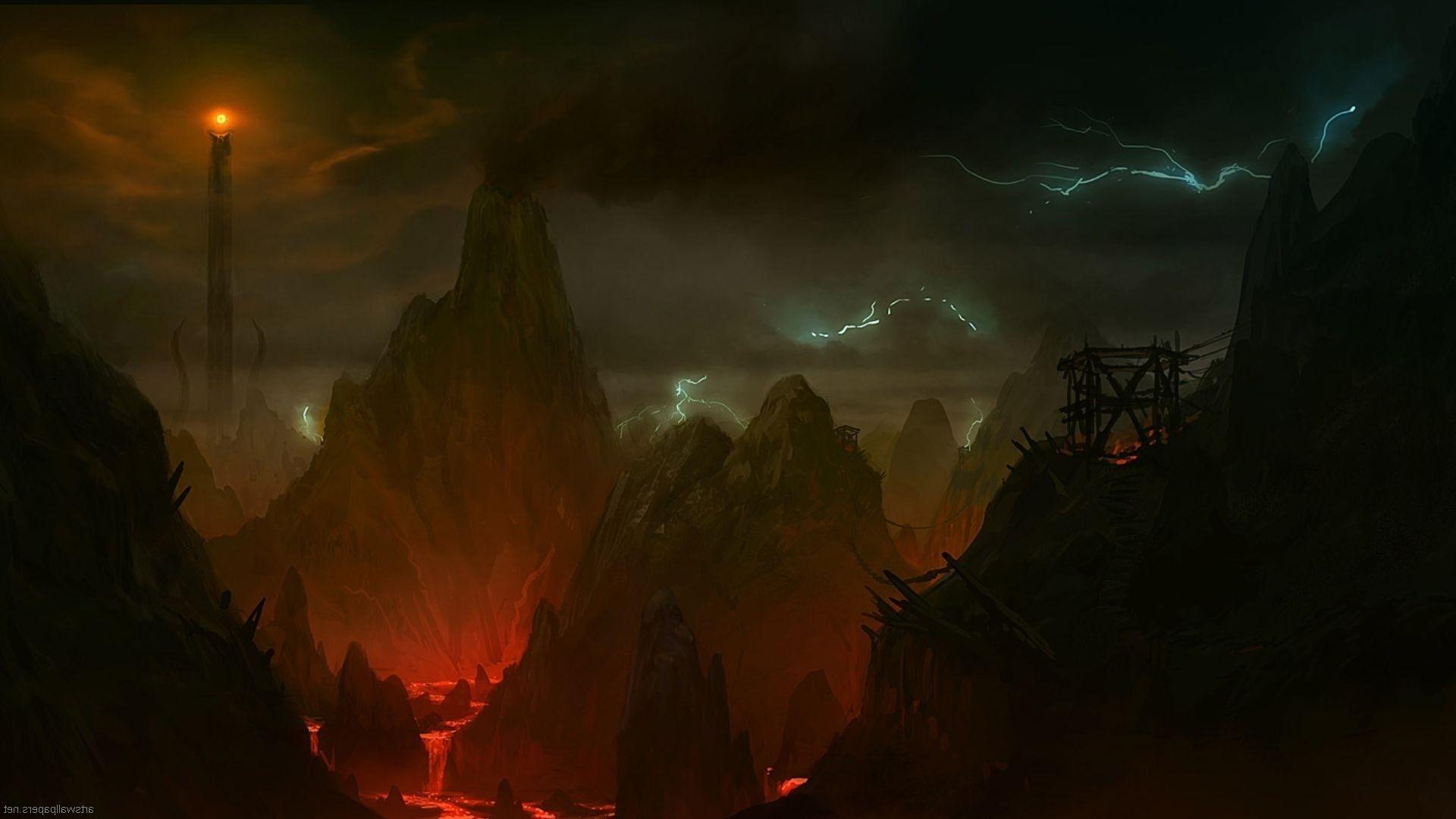 1920x1080 Sauron Wallpaper