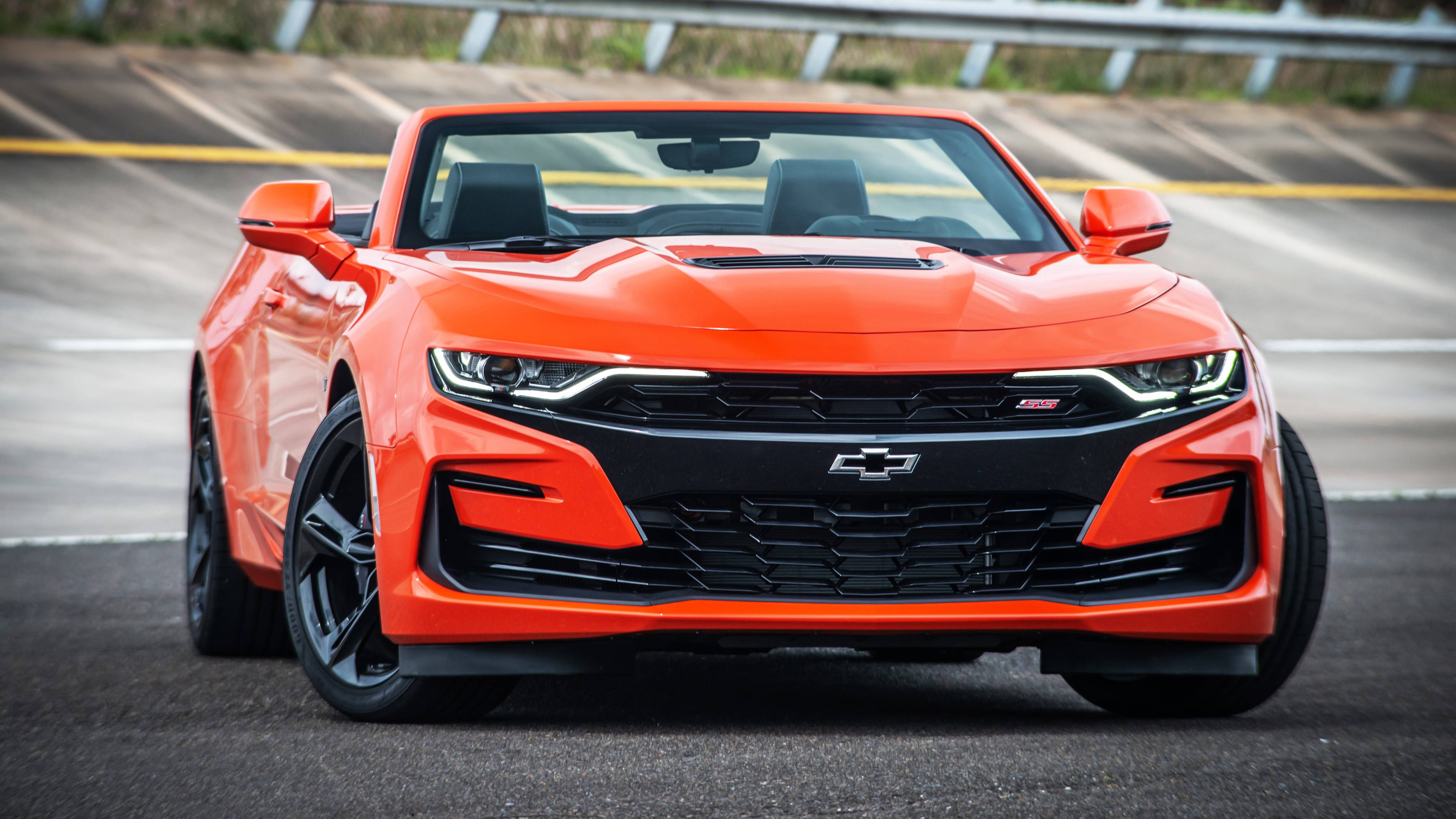 4096x2304 Chevrolet Camaro SS Convertible 2018 4K Wallpaper