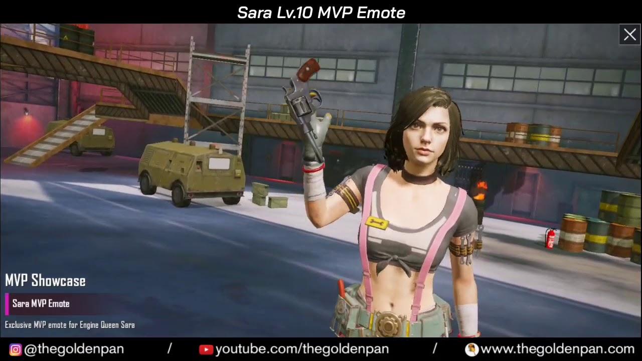 1280x720 PUBG Mobile Sara Character Wallpaper