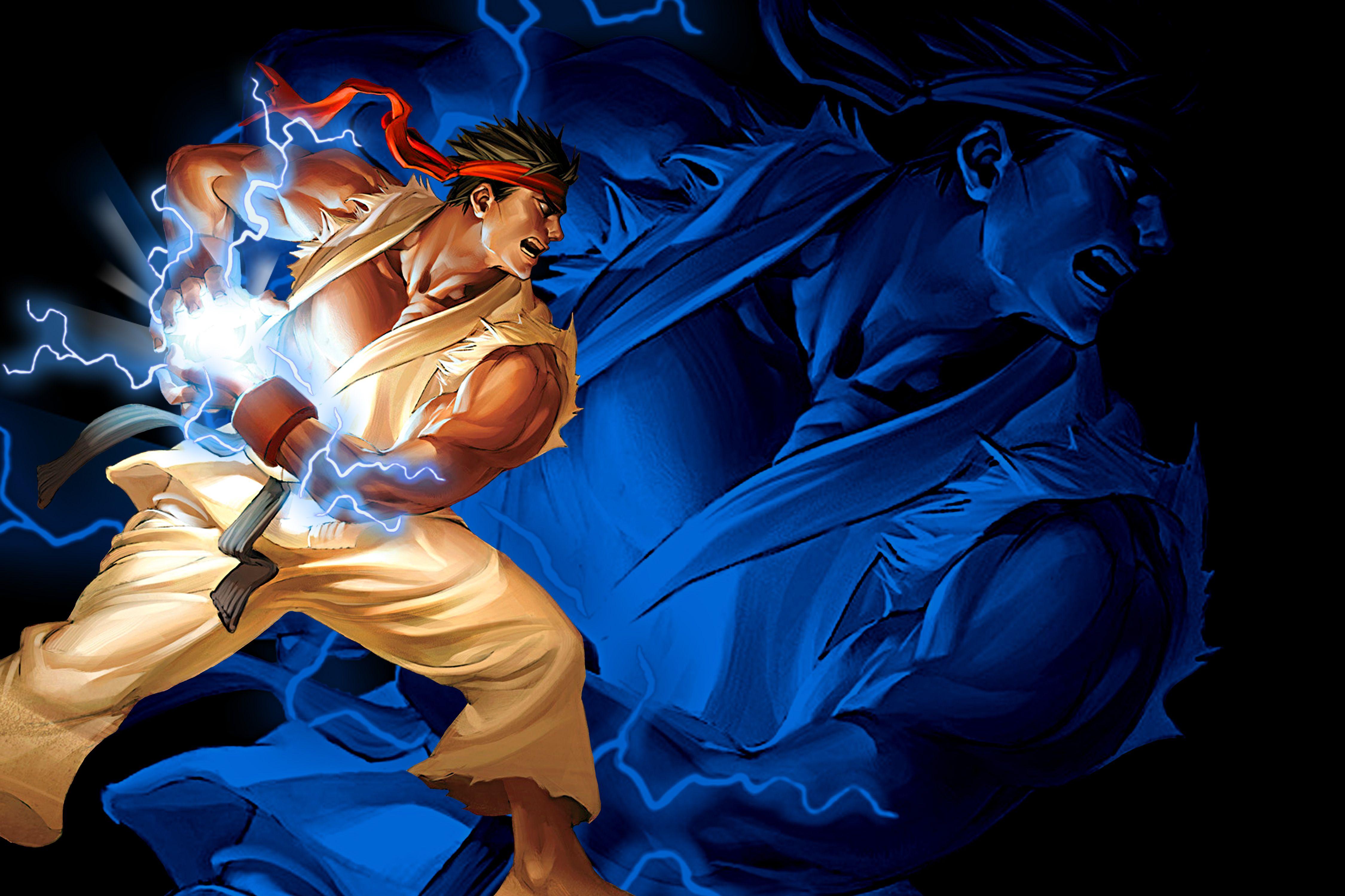 4499x3000 Ryu Hadouken Street Fighter HD Games, 4k Wallpaper, Image, Background, Photo and Picture