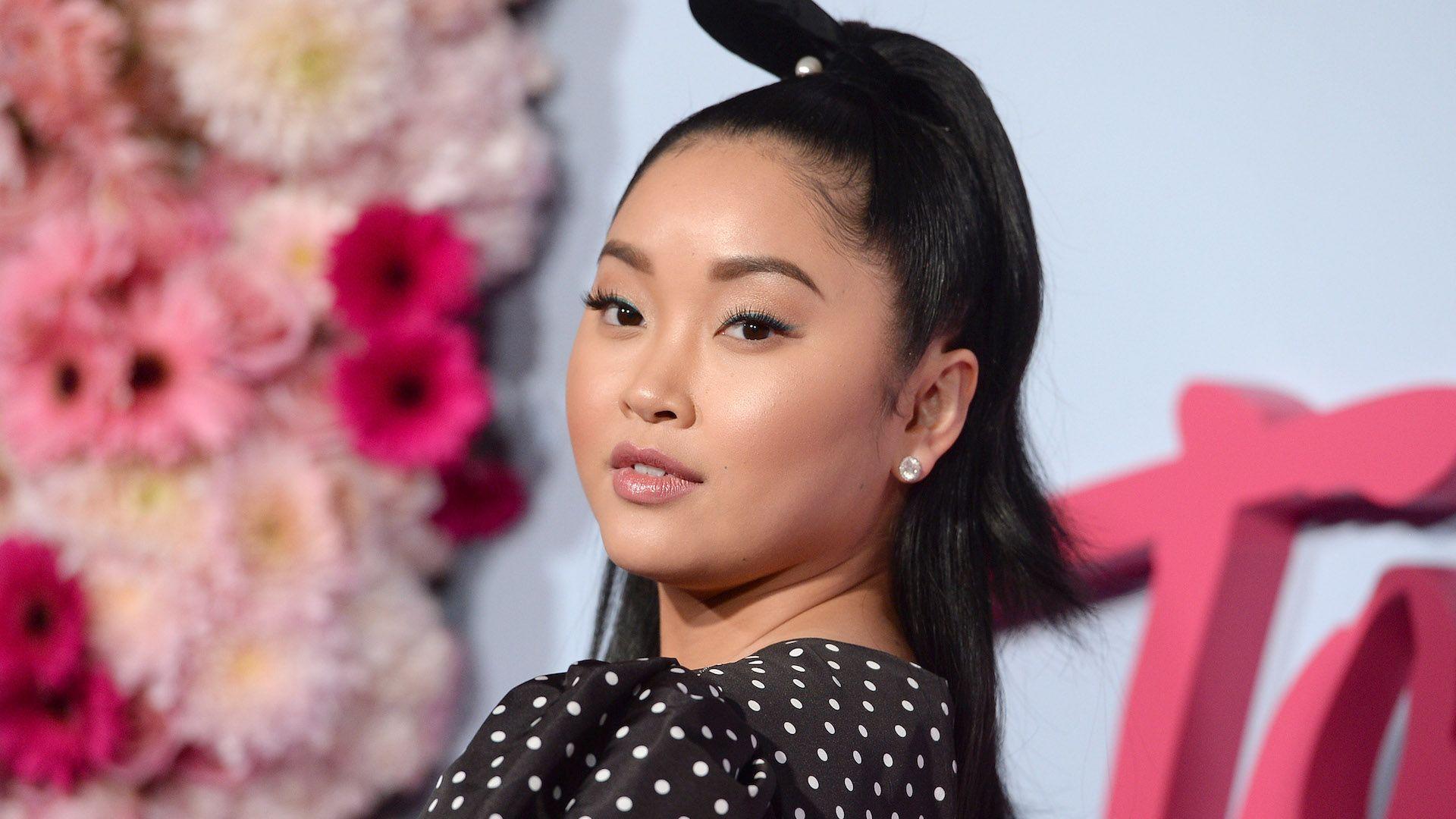 1920x1080 Lana Condor's 'To All the Boys' Premiere Dress Is a Polka Dot