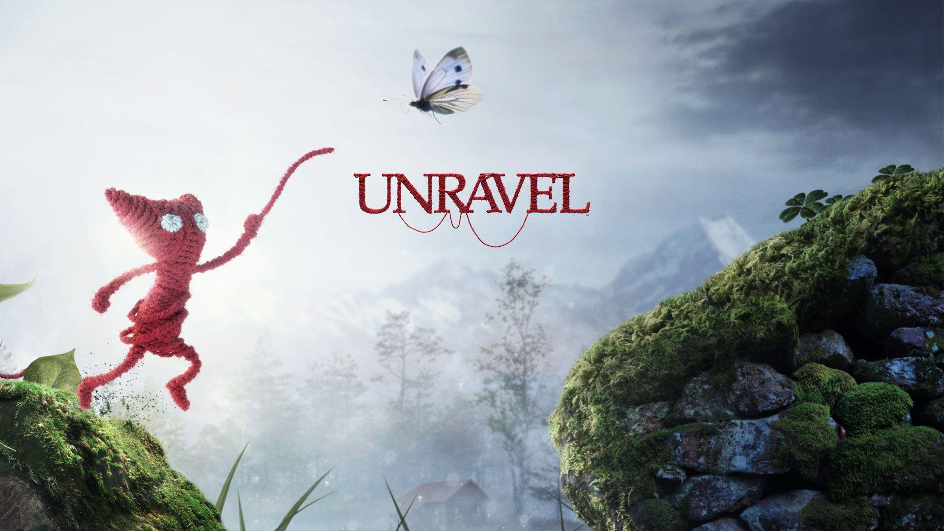 Download wallpaper 1280x800 unravel two, game, yarn, full hd, hdtv