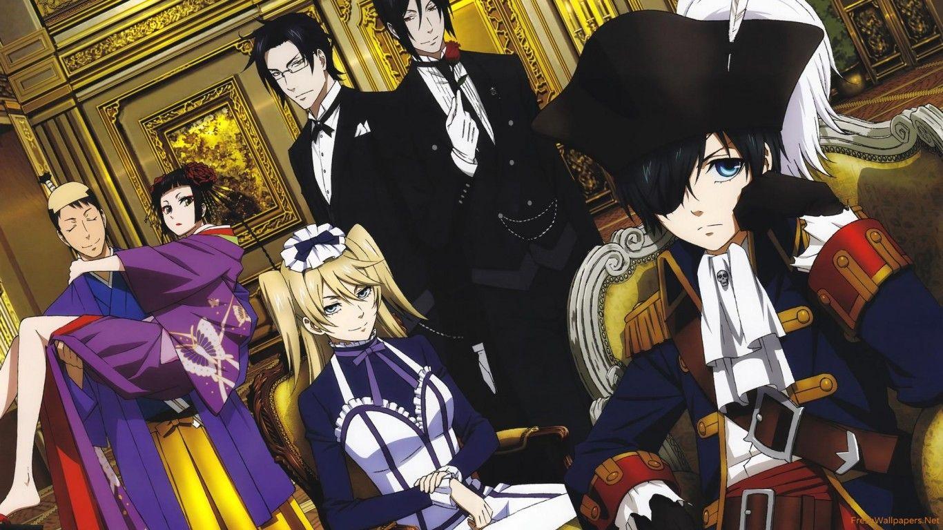 1366x768 Black Butler wallpaper