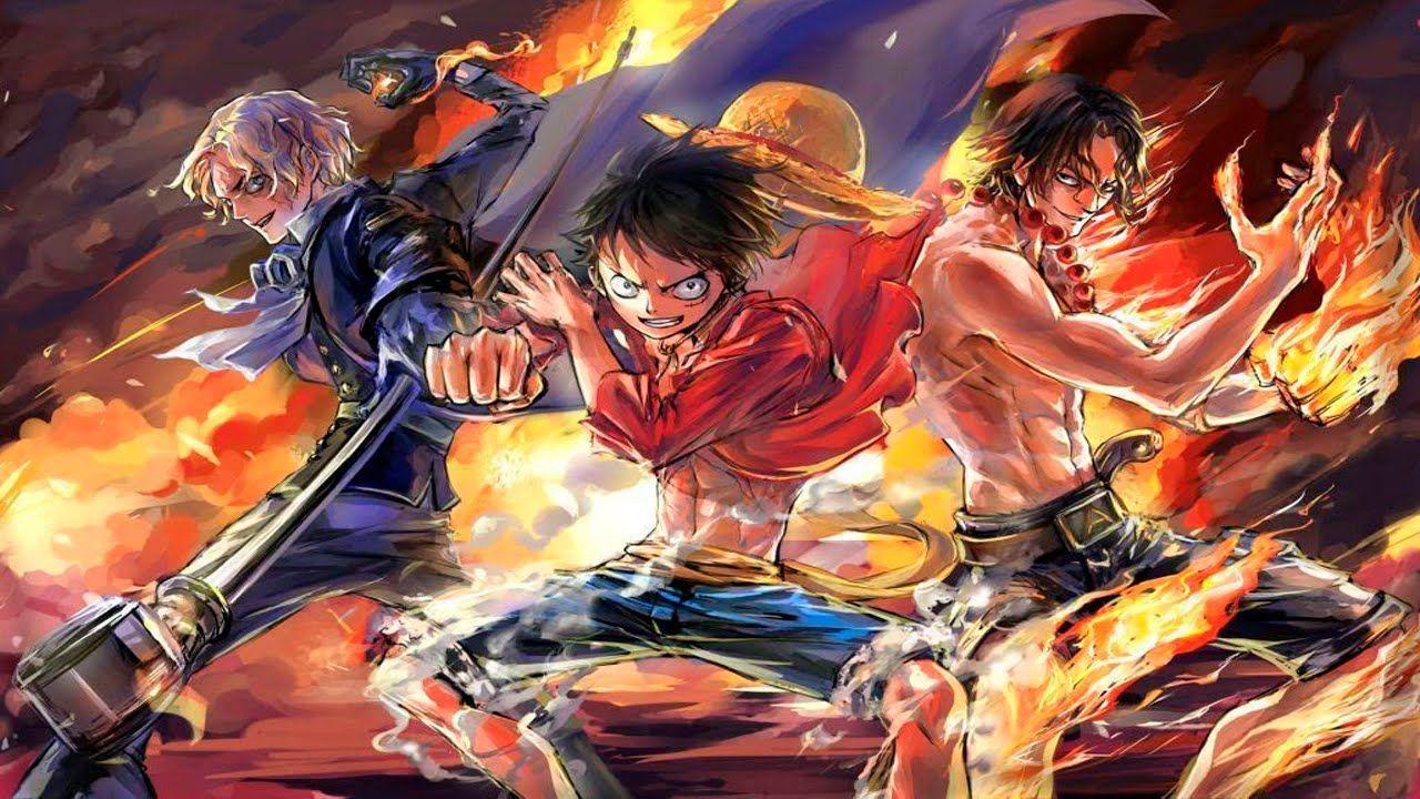 1280x720 One Piece Luffy Sabo Ace