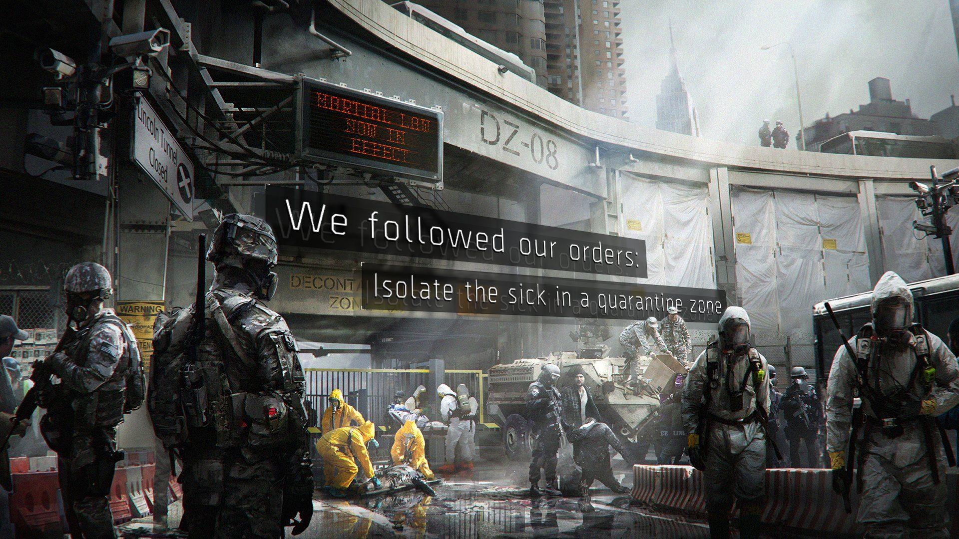 1920x1080 Free download Neue Artworks aus der The Division Dark Zone