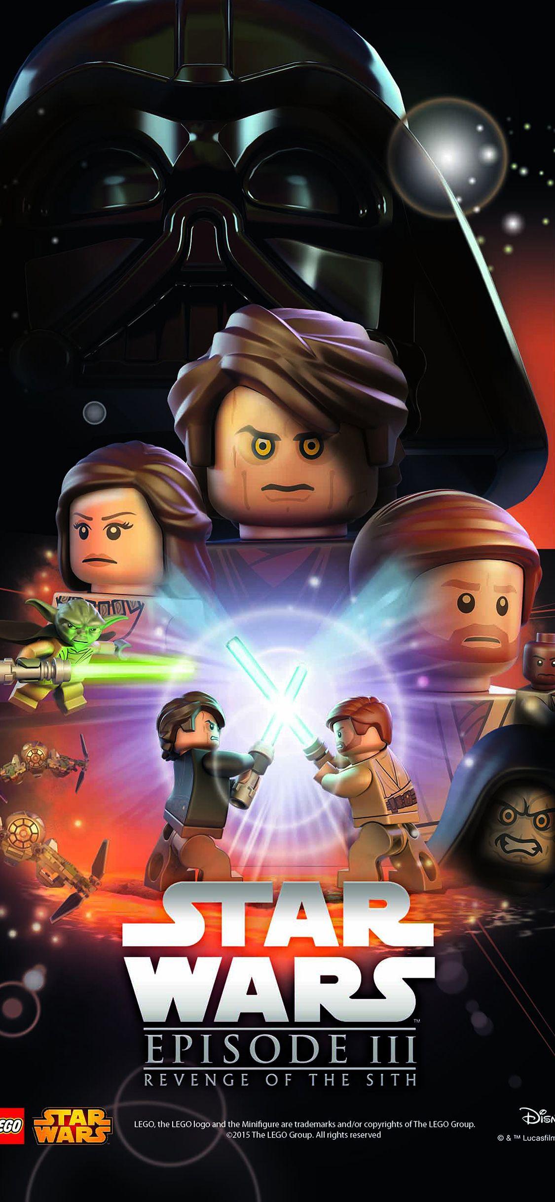 1125x2436 Starwars Lego Episode 3 Revenge Of The Sith Art Film