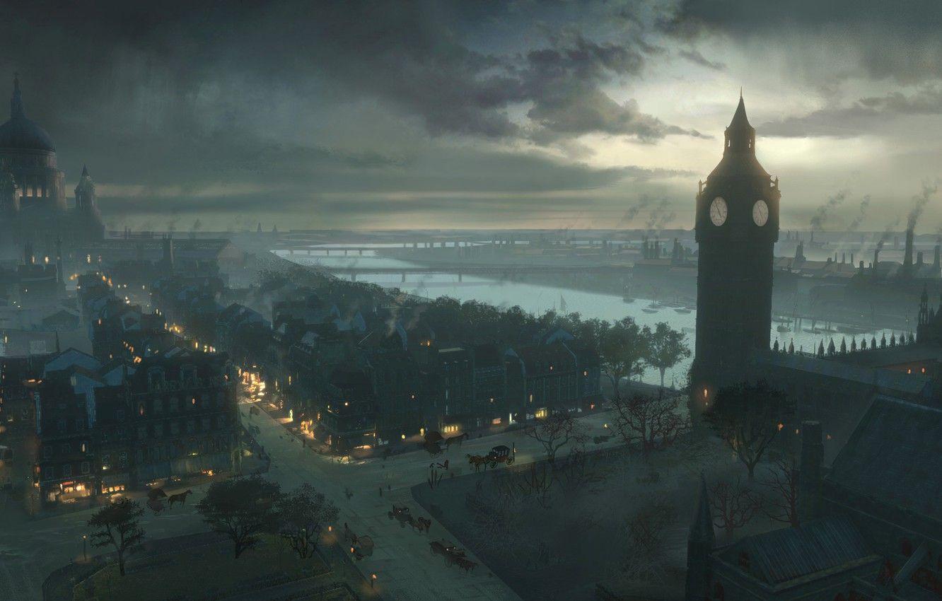1332x850 Wallpaper London, Assassins Creed, Art, Ubisoft, Syndicate