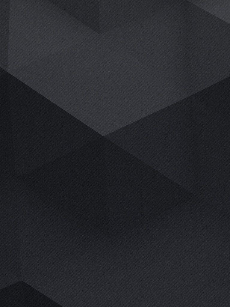 768x1024 Black Minimalistic Geometry iPad mini wallpaper